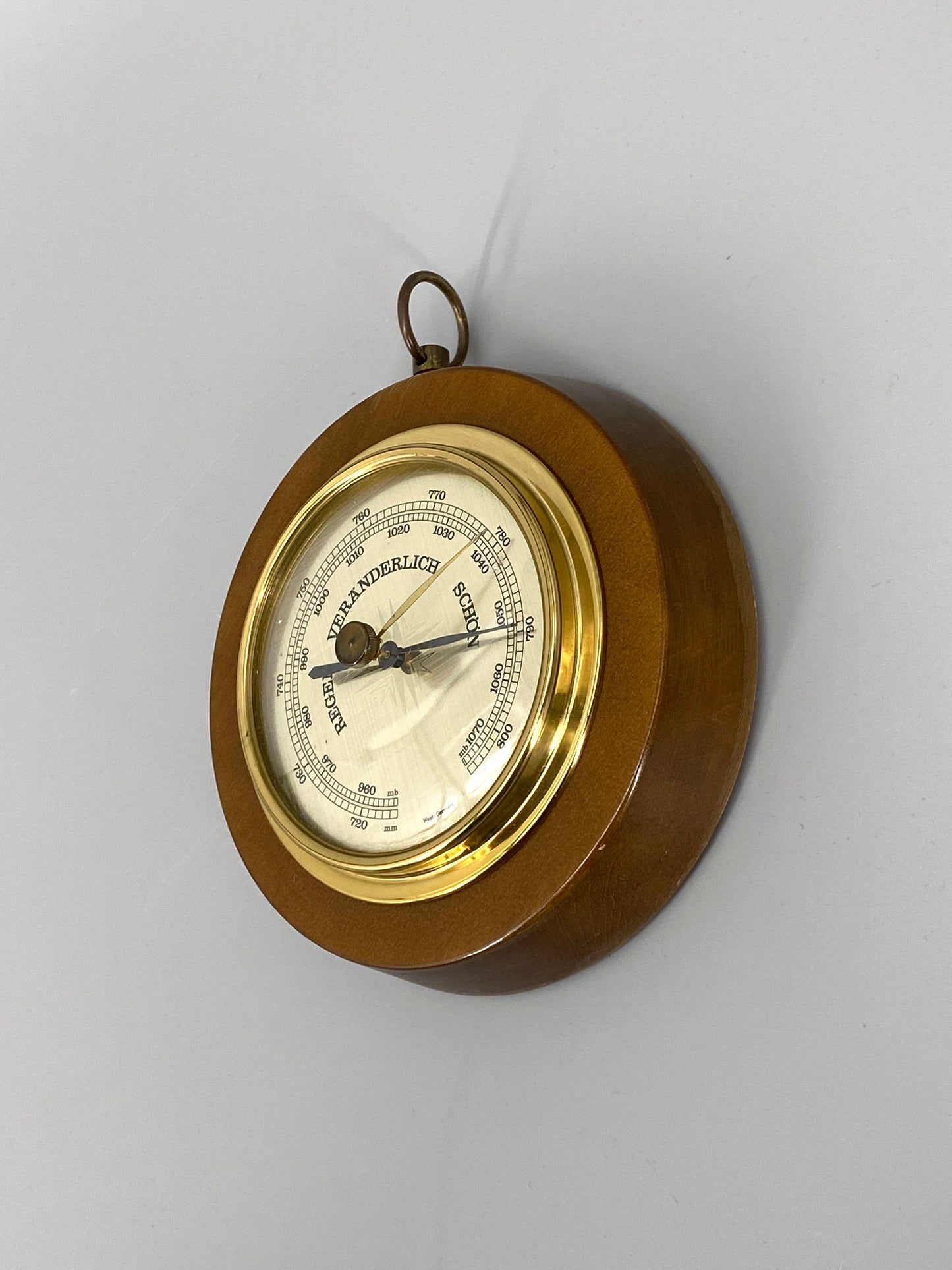 Wandbarometer Luftdruck, Aneroid-Barometer, West-Germany