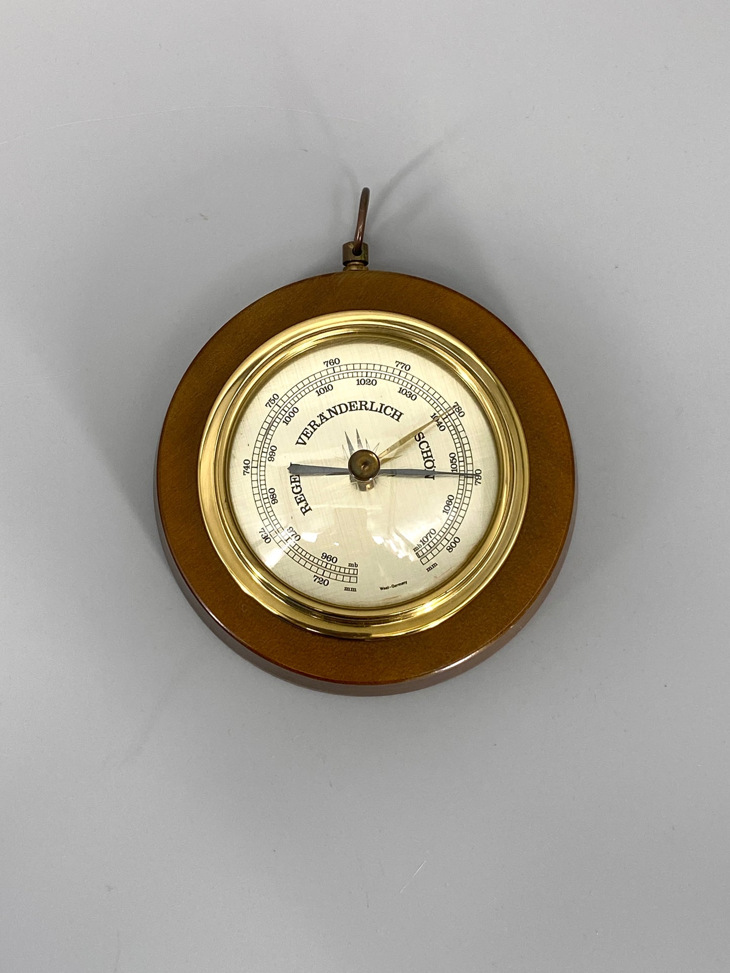 Wandbarometer Luftdruck, Aneroid-Barometer, West-Germany