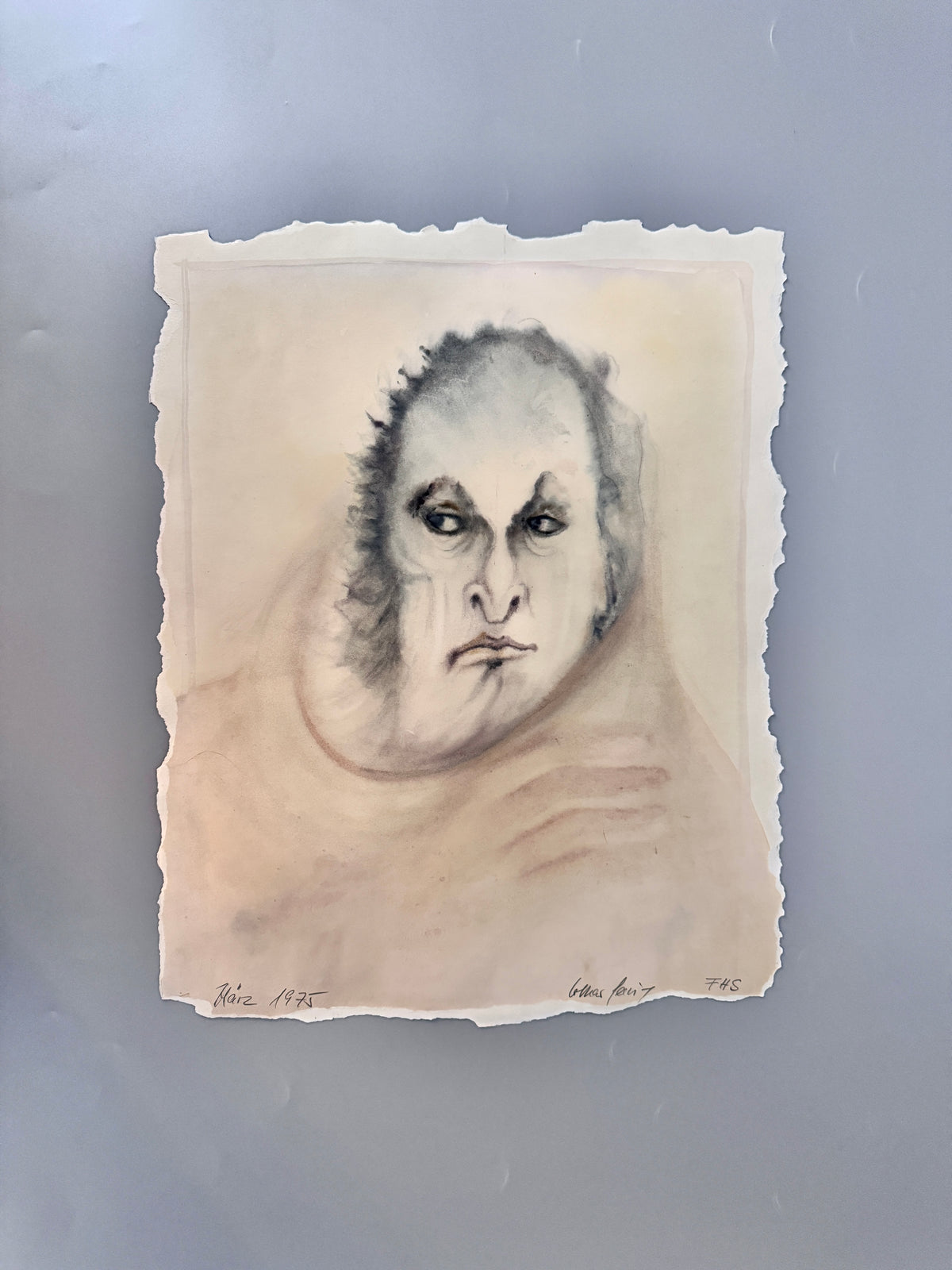 Fantasy-Portrait, "Imperator". Aquarell.