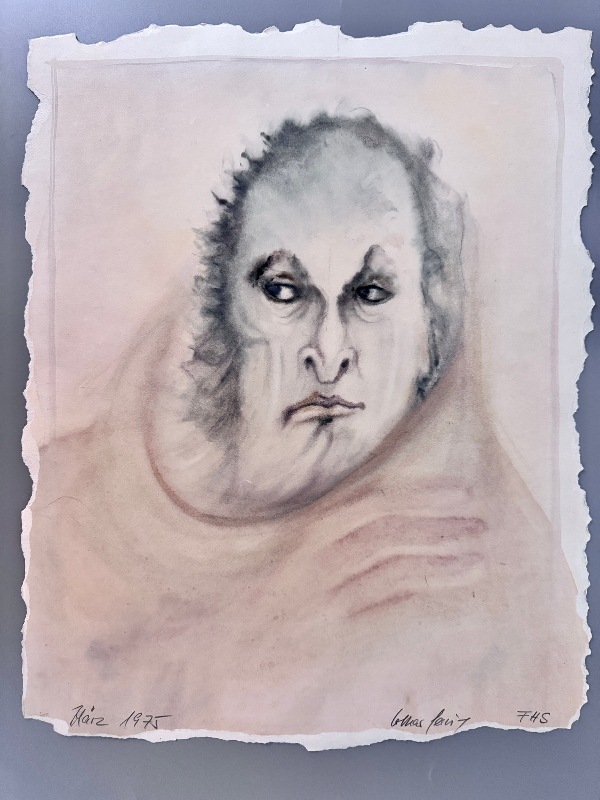 Fantasy-Portrait, "Imperator". Aquarell.