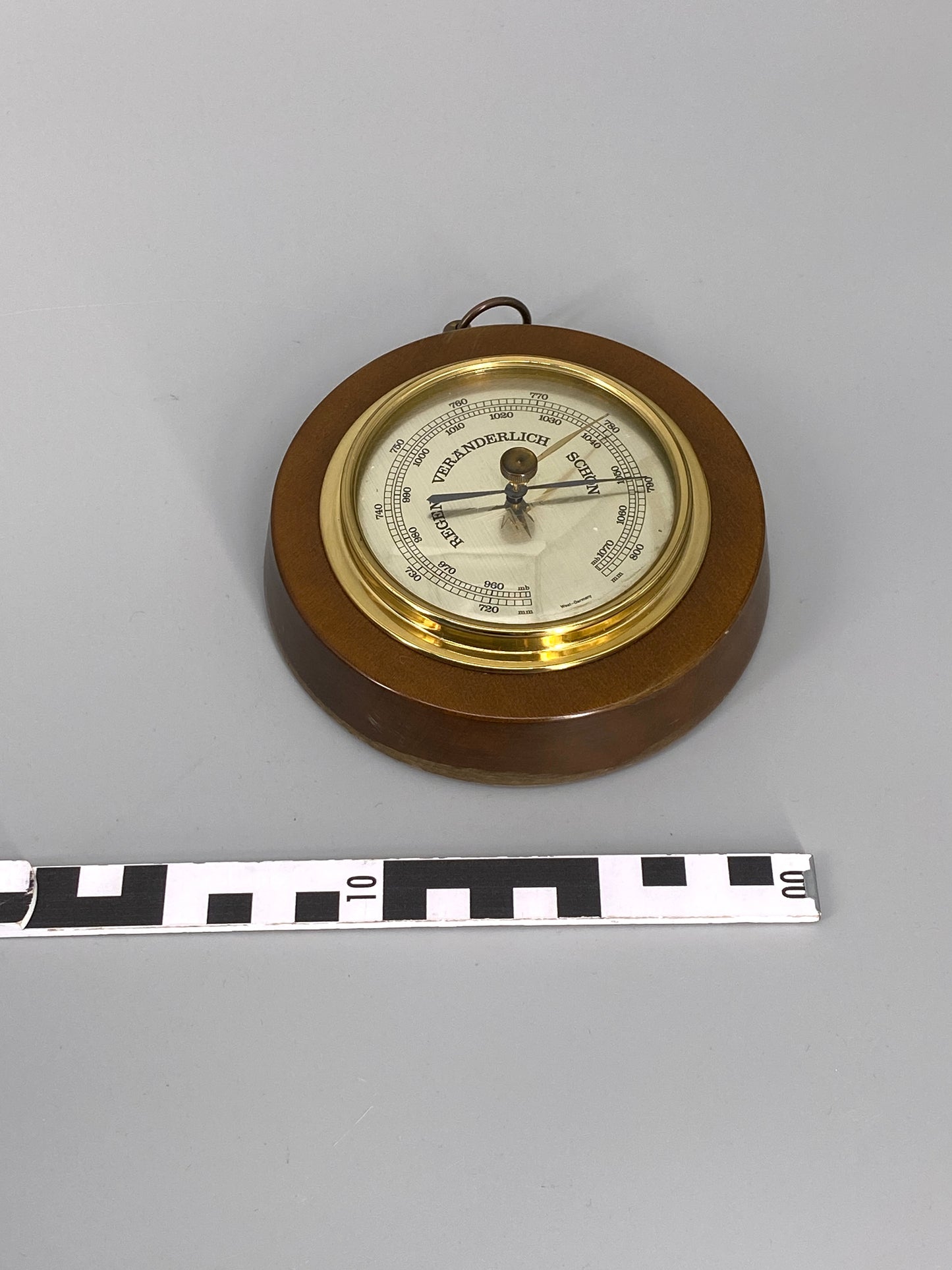 Wandbarometer Luftdruck, Aneroid-Barometer, West-Germany