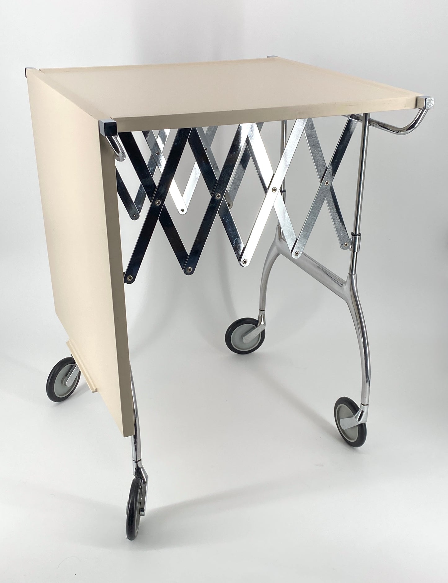 Servierwagen / Klapptisch "Battista" von Antonio Citterio und Oliver Löw für Kartell, 1991