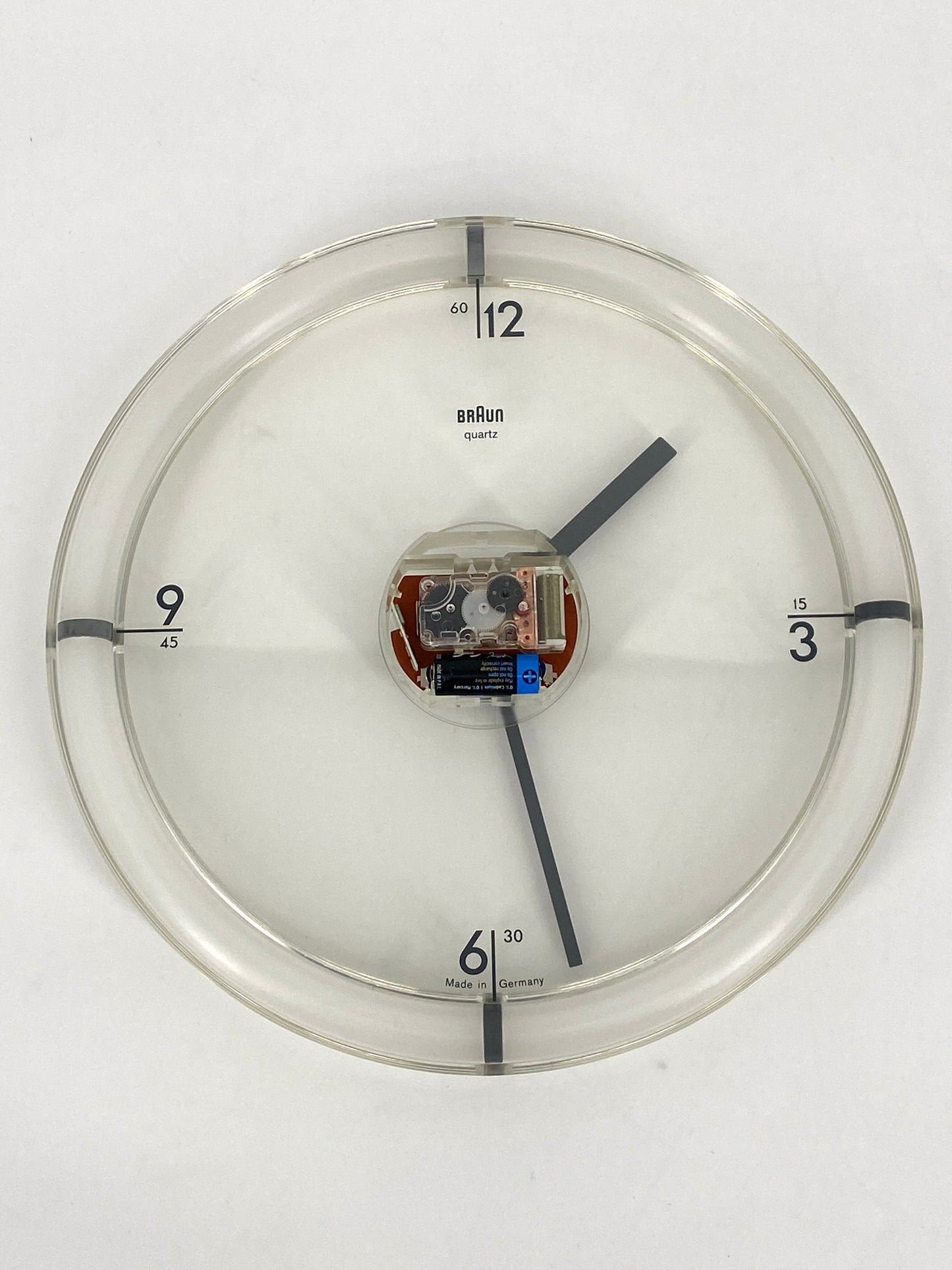 Wanduhr ABW 35 4778 von Dietrich Lubs für Braun, 1988