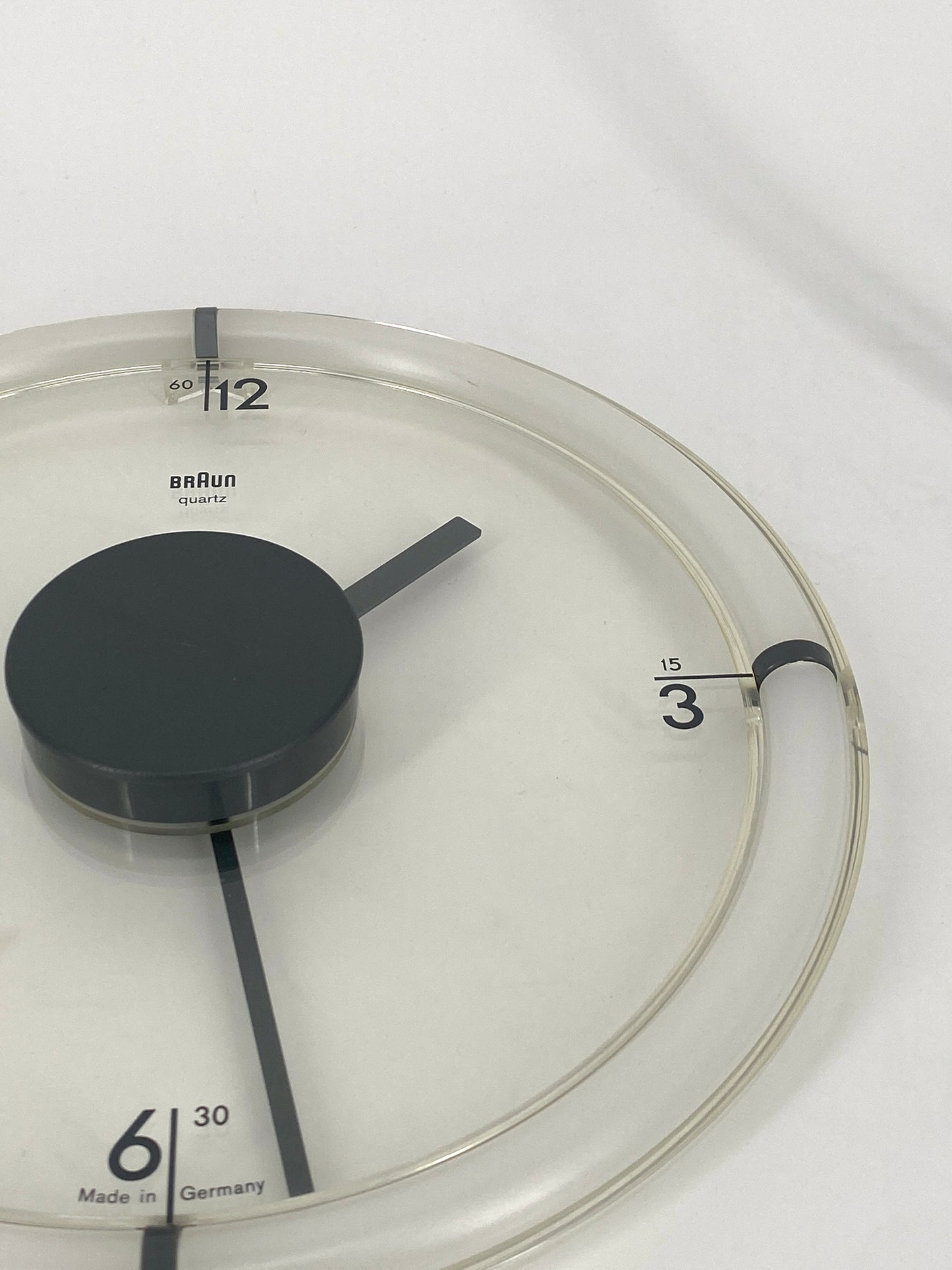 Wanduhr ABW 35 4778 von Dietrich Lubs für Braun, 1988