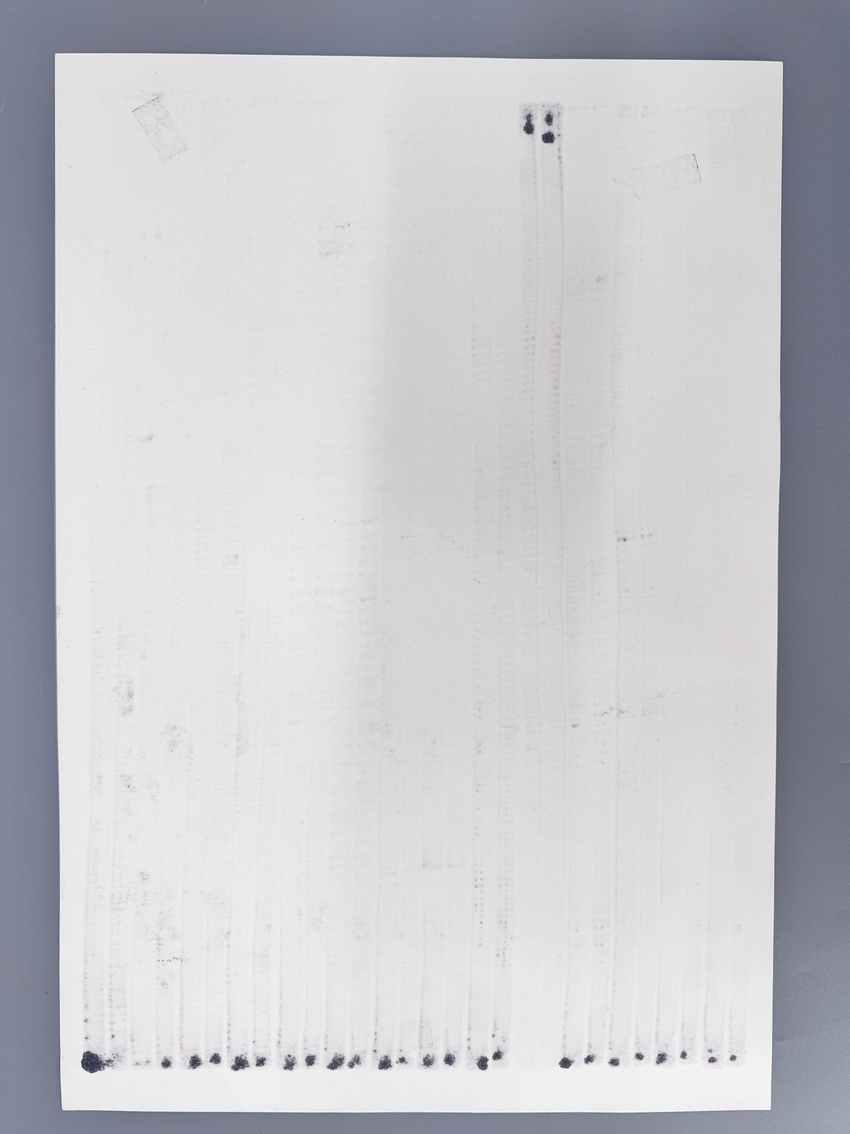 Konzeptuelle Grafik, Reihung in Tusche