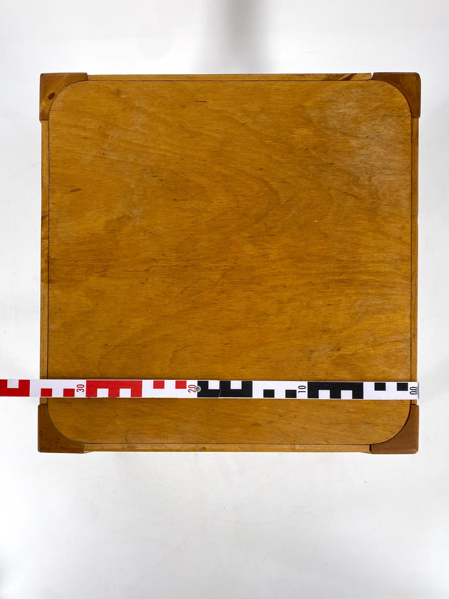 Mid Century Holz Hocker oder Beistelltisch, 1960er