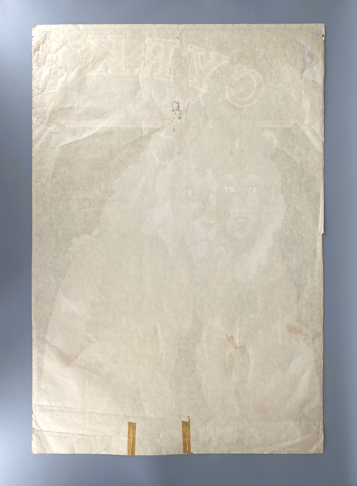 Polnisches Künstlerplakat "Para iwów (Löwenpaar)" von Waldemar Świerzy (1931–2013) aus der Reihe "Cyrk", 1975