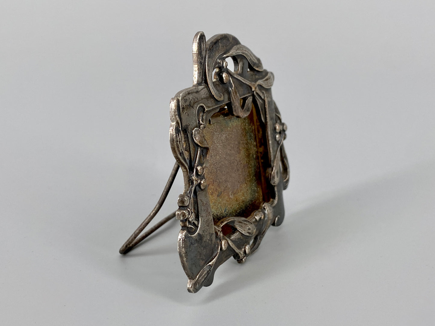 Jugendstil Standbilderrahmen mit Mistelornametik, 1920er Jahre