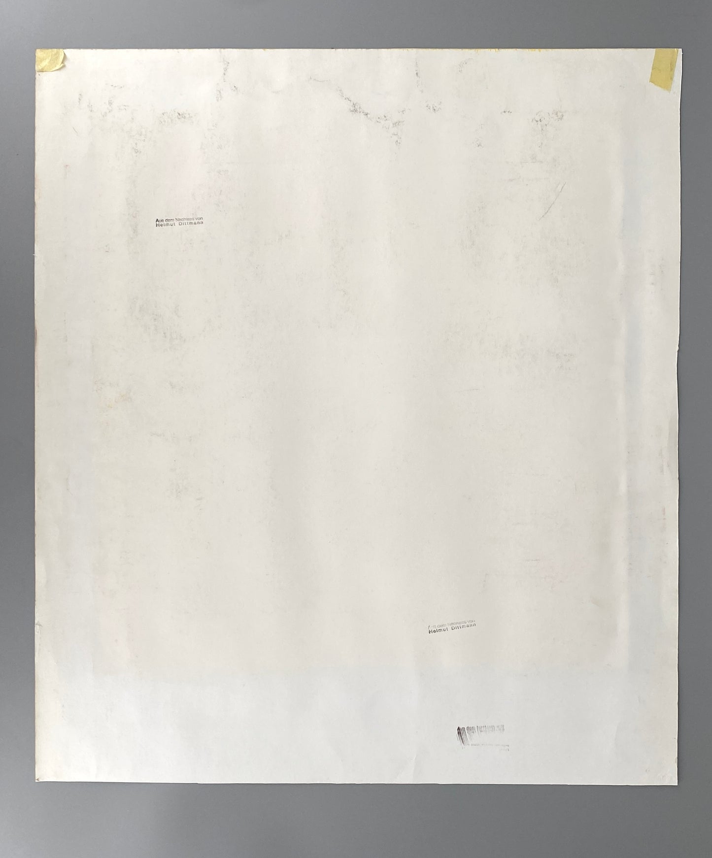 Dynamische / kinetische Collage von Helmut Dittmann (1931–2000) mit Signatur und Nachlassstempel, 1986