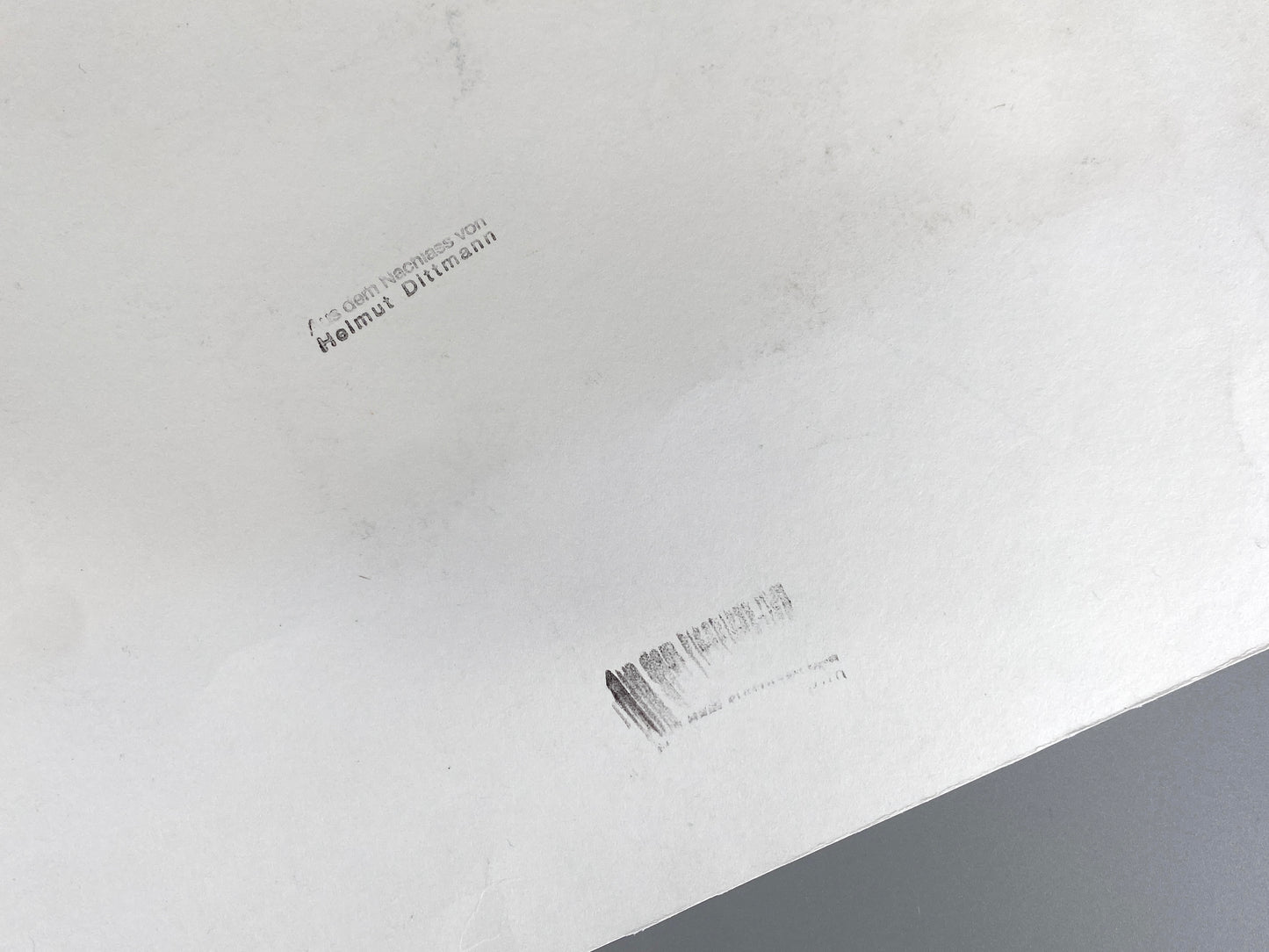 Dynamische / kinetische Collage von Helmut Dittmann (1931–2000) mit Signatur und Nachlassstempel, 1986