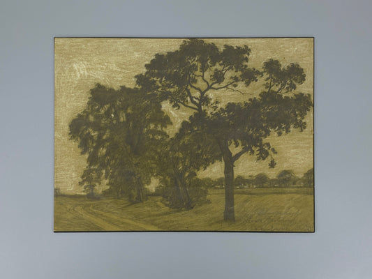 Bleistiftzeichnung "Park, Dessau" von Martin Lehmann (1884–1949/1950) aus dem Jahr 1900
