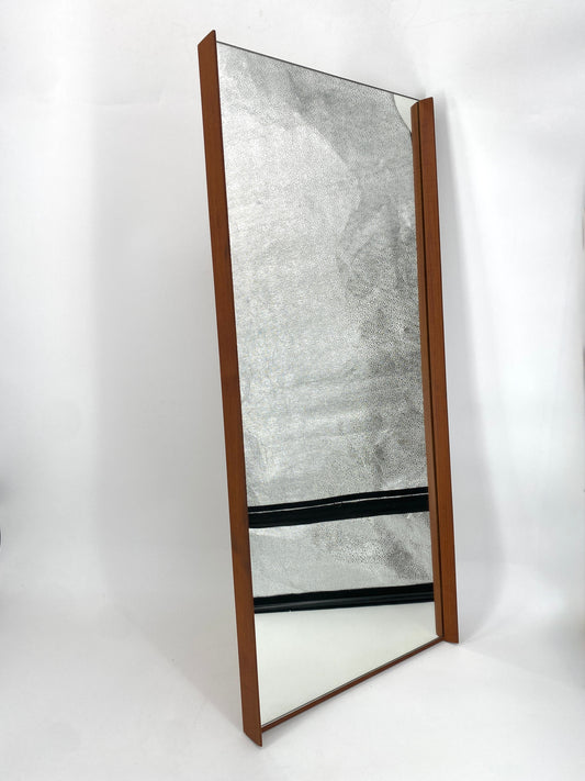 Mid Century Design Spiegel mit Rahmen aus Teak, um 1960