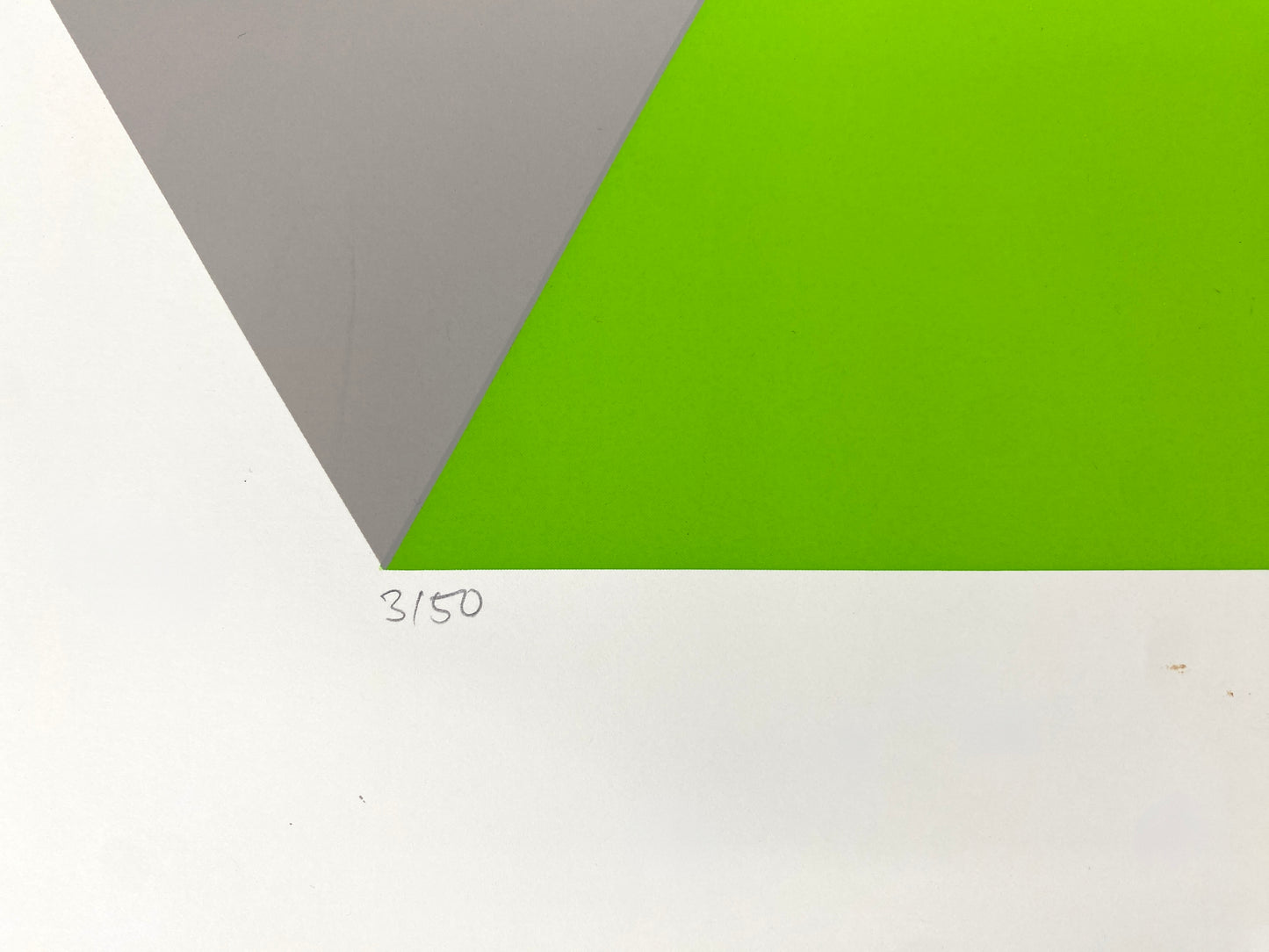 Nummerierter Farbsiebdruck aus der Serie "Duales Objekt" von Ernst Helmstädter (1924‒2018), 1973