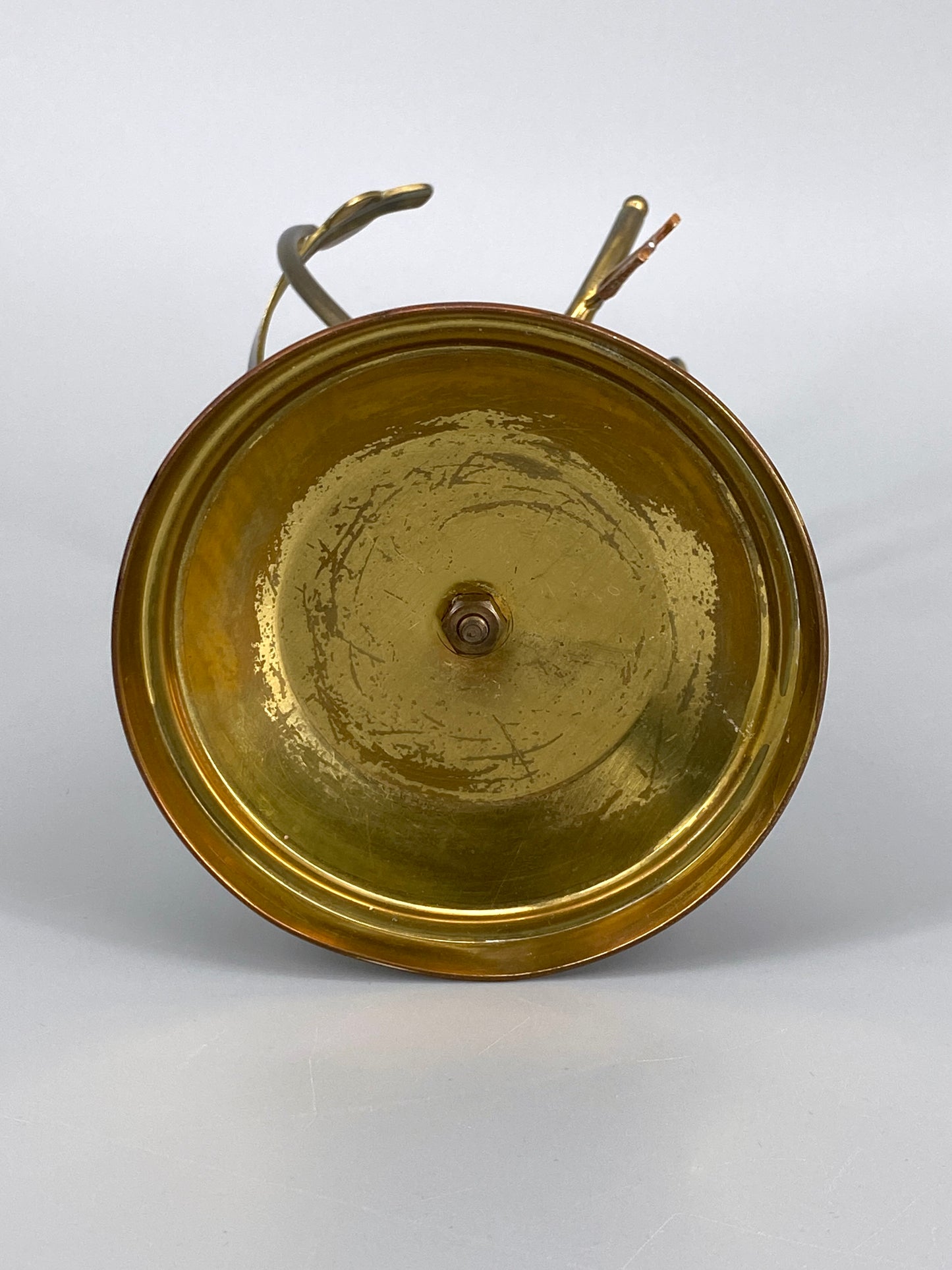 Sonnenuhr Modell aus Messing, Dänemark, 1950er