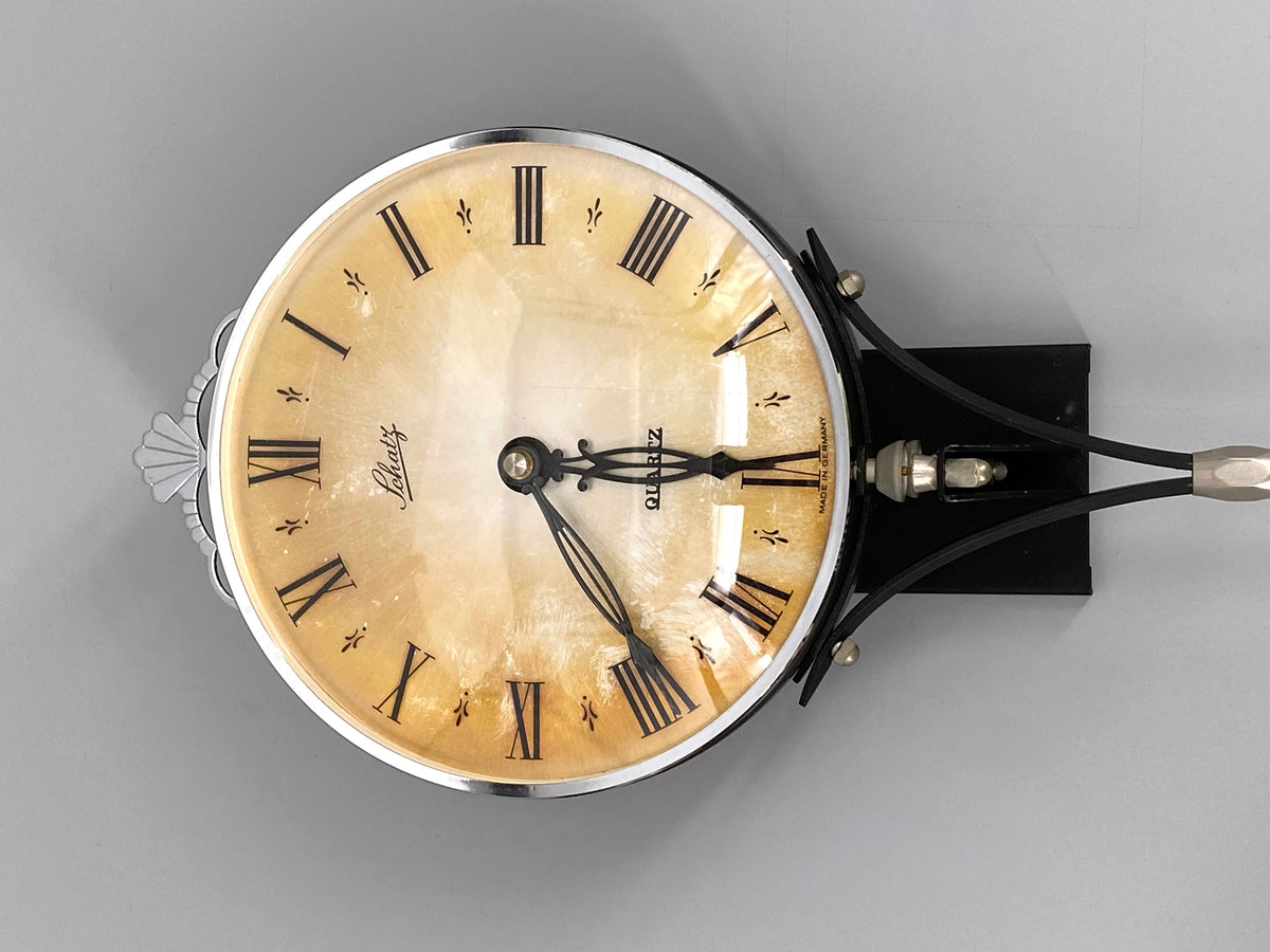 Wanduhr mit Quartz Uhrwerk von Schatz, West-Deutschland