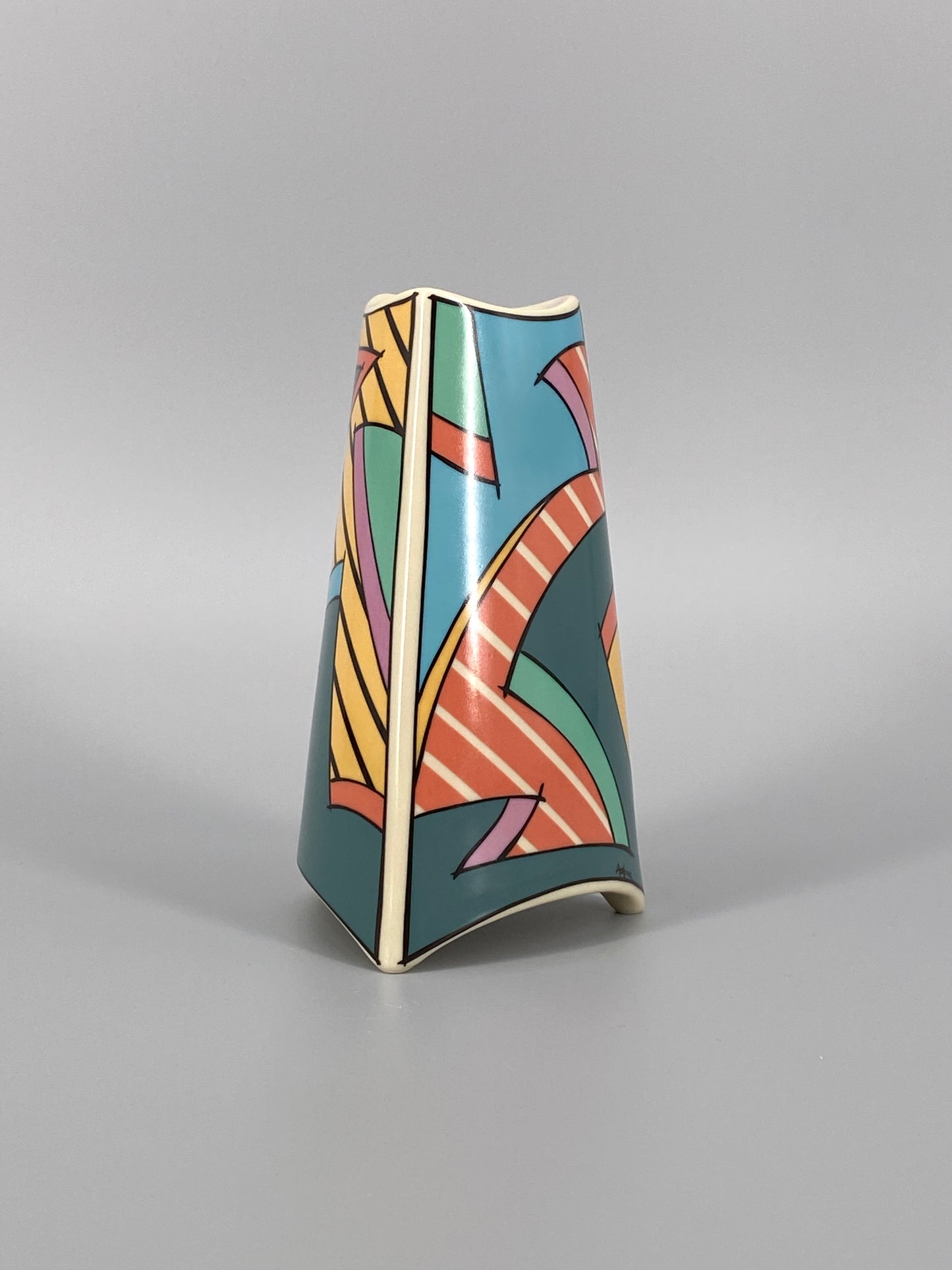 Postmoderne Flash One Vase von Dorothy Hafner für Rosenthal, Deutschland, 1980er