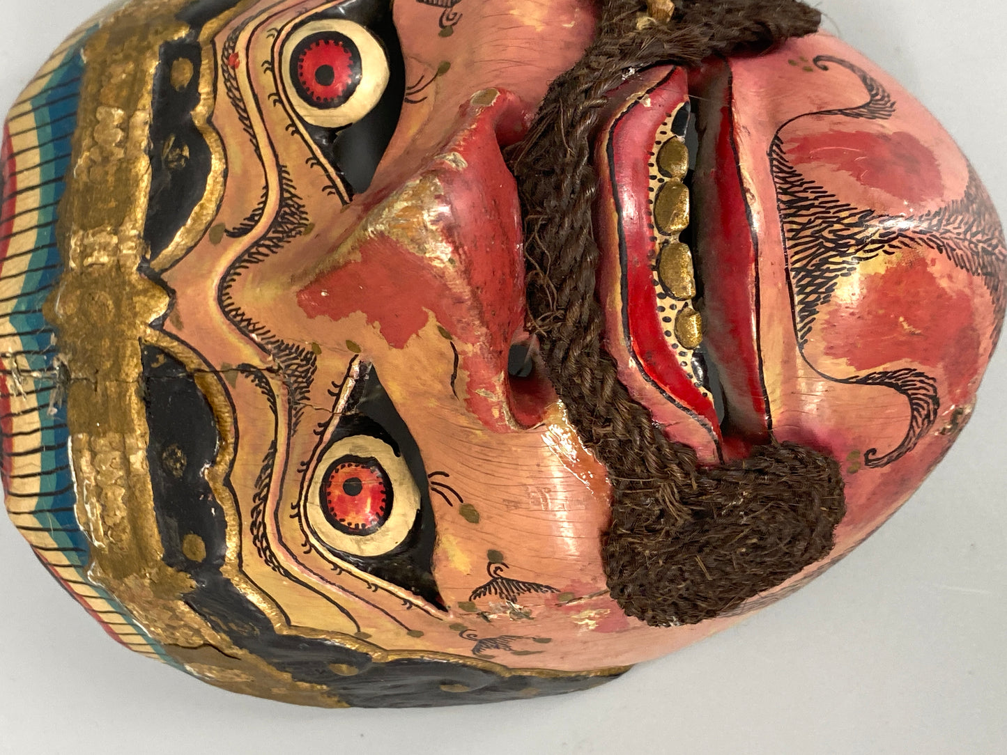 2 Wayang Topeng Handwerkskunst Masken, Indonesien, 20. Jhd.