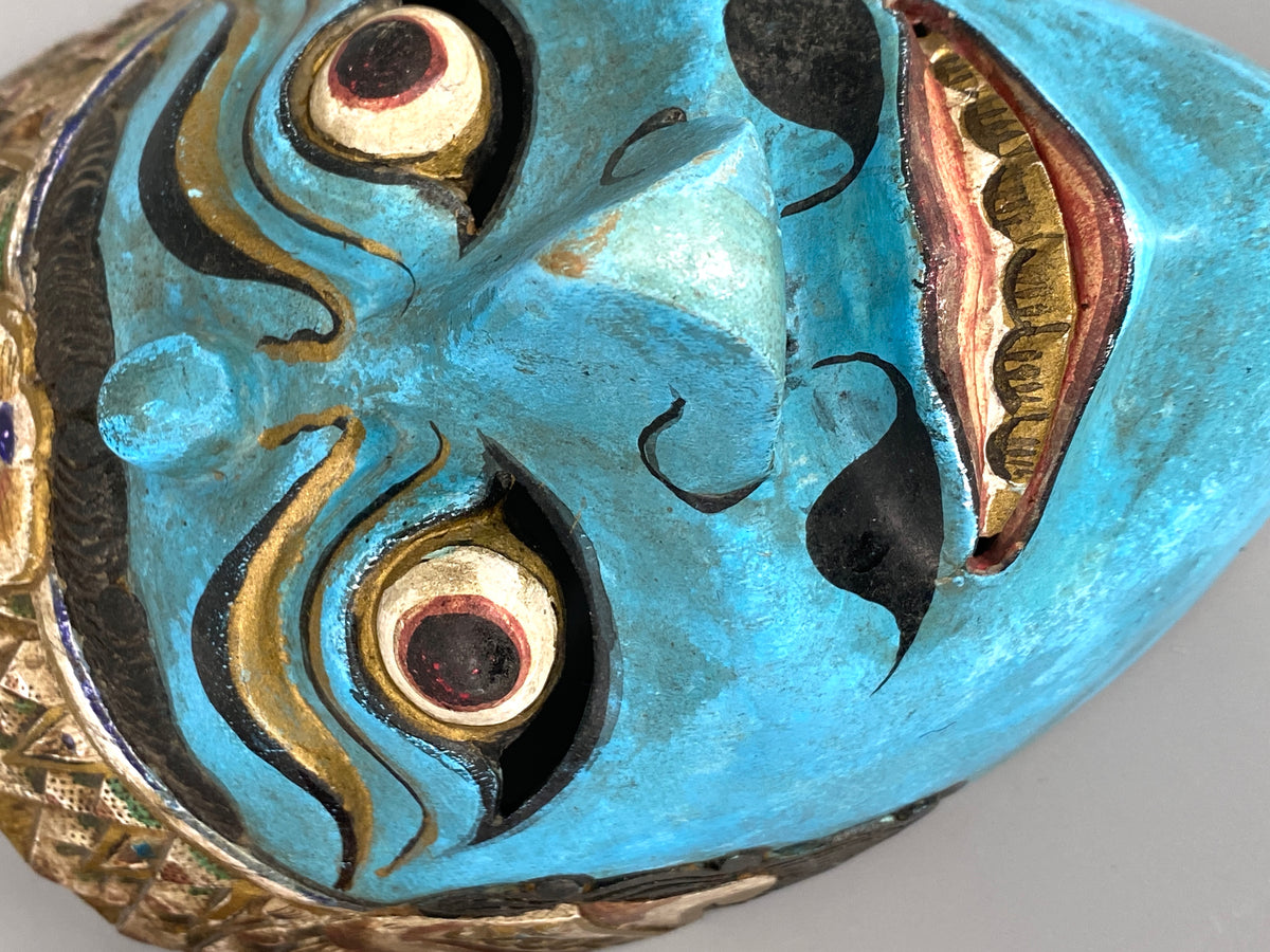 2 Wayang Topeng Handwerkskunst Masken, Indonesien, 20. Jhd.