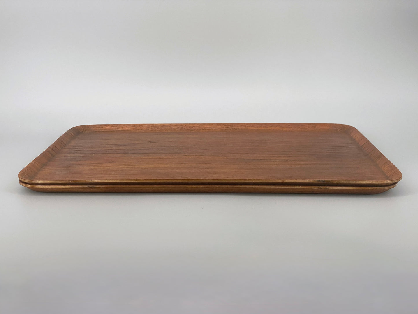 2 Stück Serviertablett aus Teakholz, Schweden, Mid Century