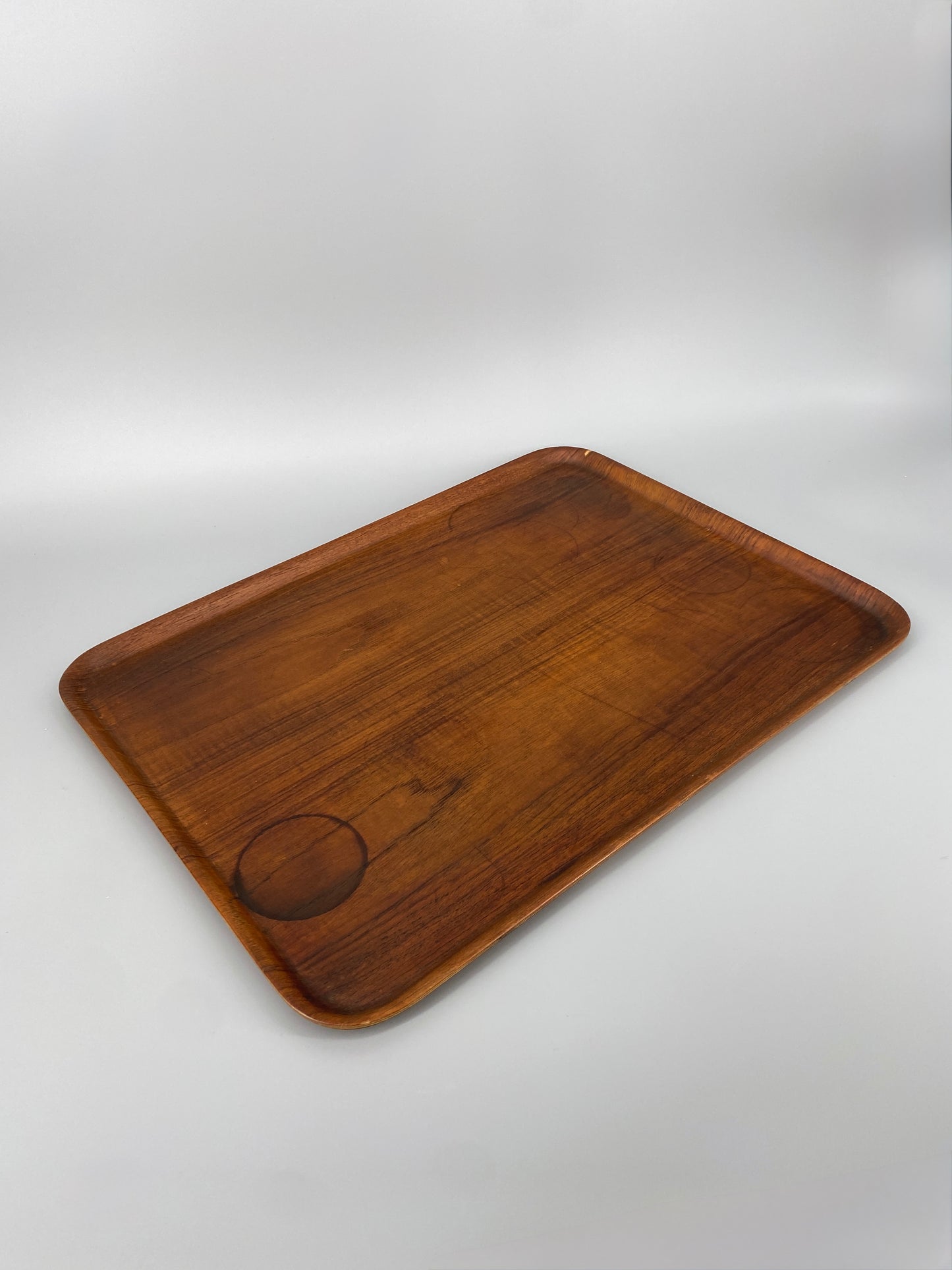 2 Stück Serviertablett aus Teakholz, Schweden, Mid Century