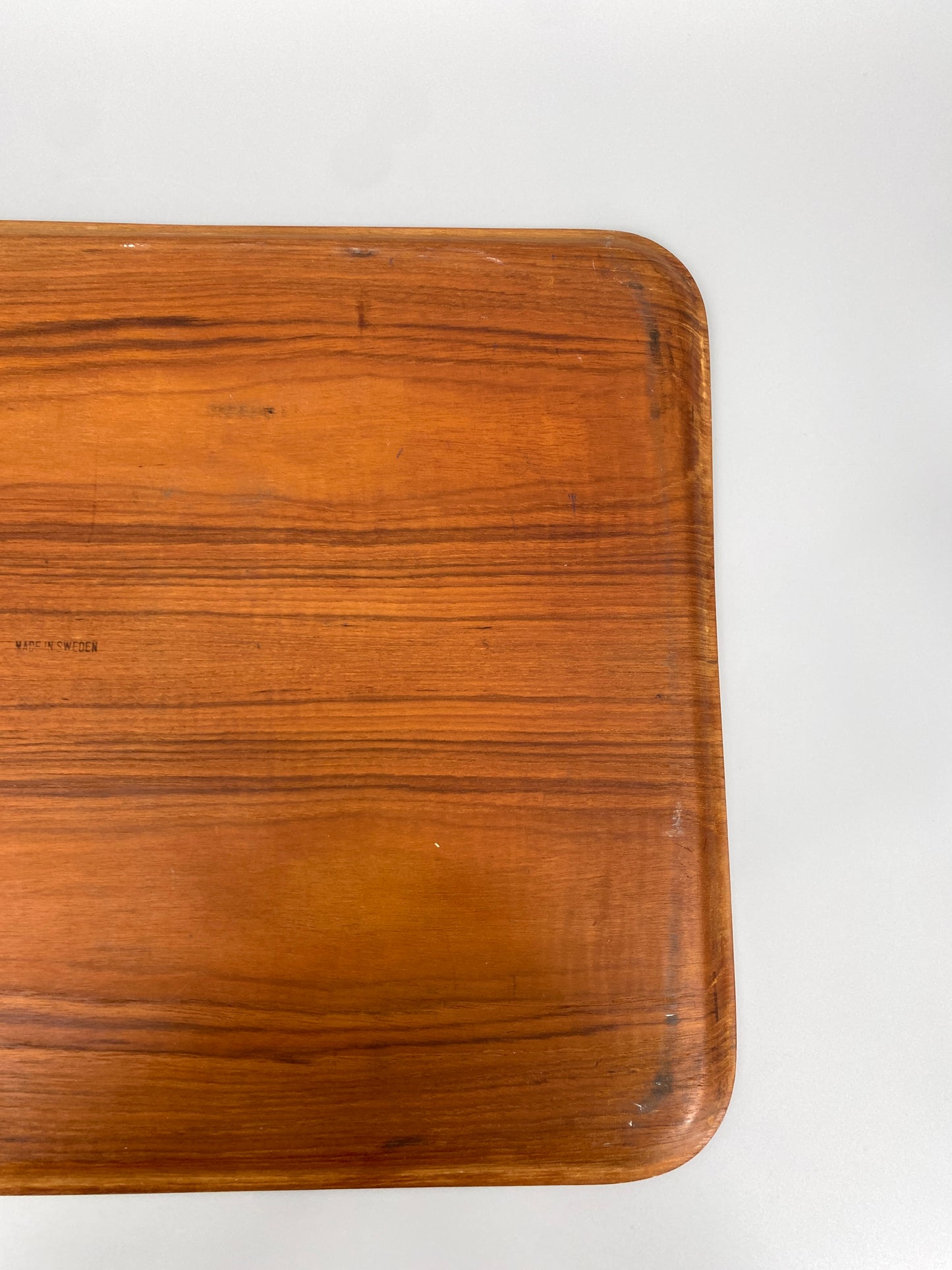 2 Stück Serviertablett aus Teakholz, Schweden, Mid Century