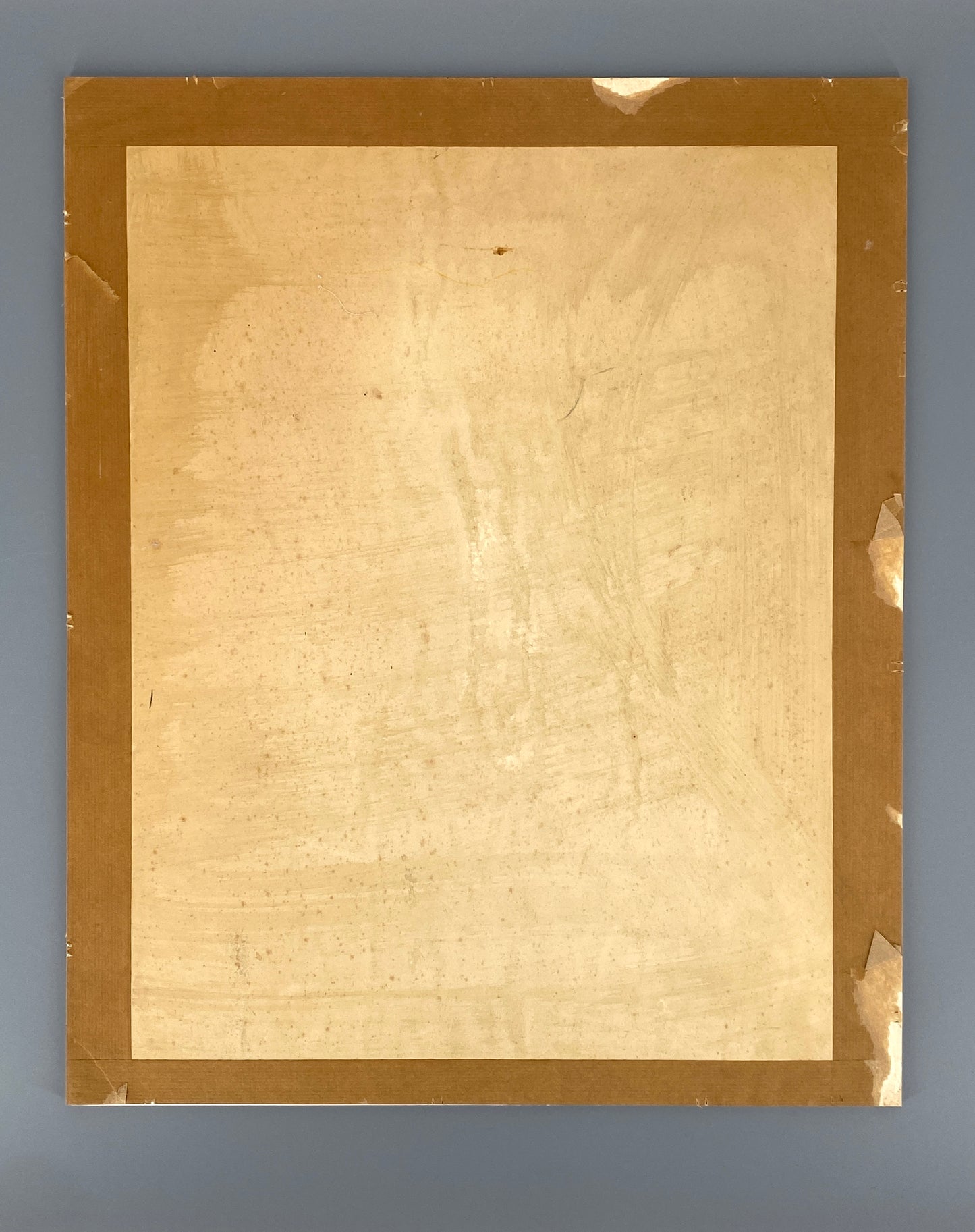 Signierte Kohlezeichnung "Lenzufer am Plauer See" von Carl Münster in Passepartout