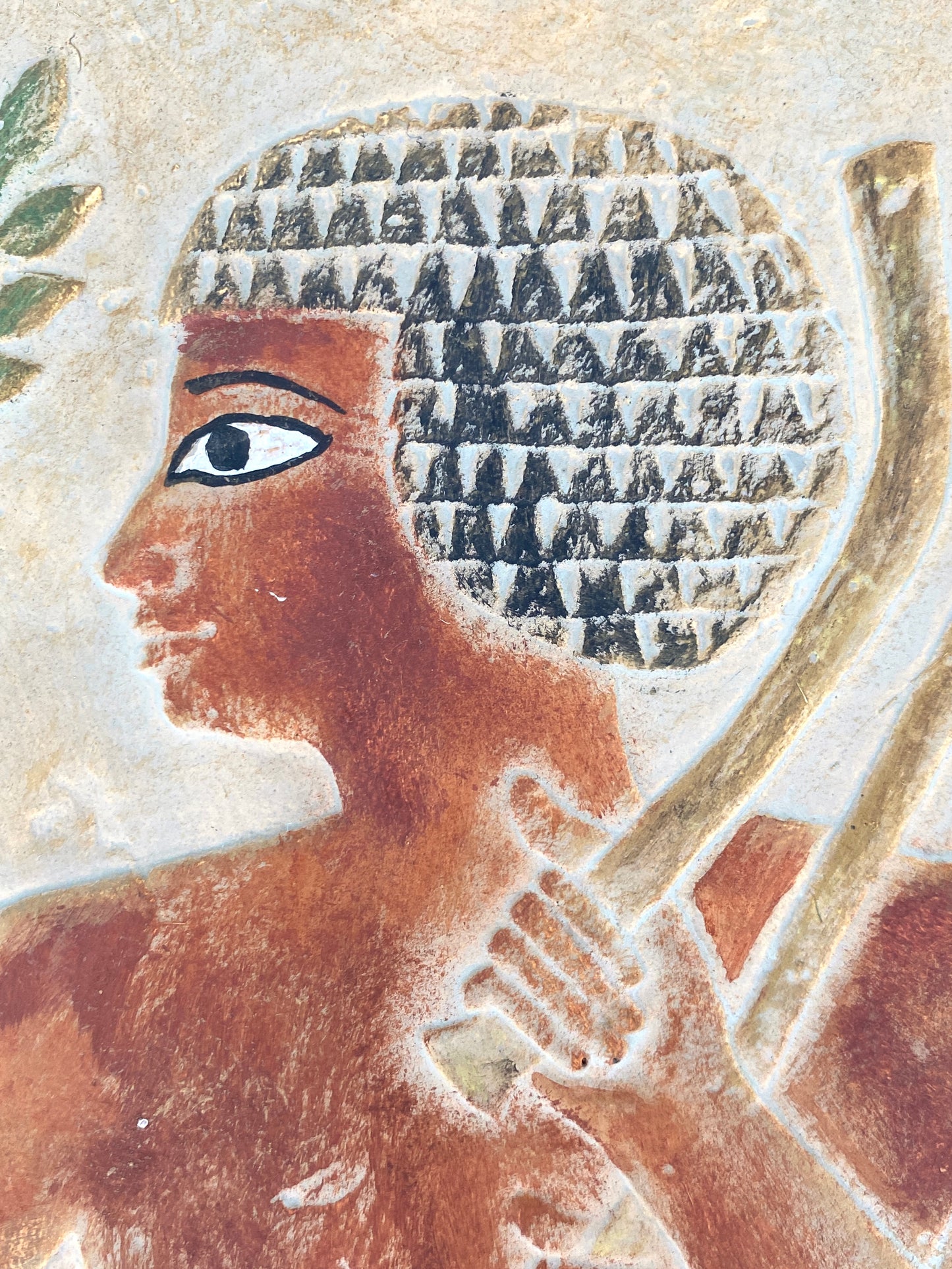 Ägyptisches Relief "Schönes Fest vom Wüstental", Replik der Gipsformerei (Staatliche Museen Berlin)