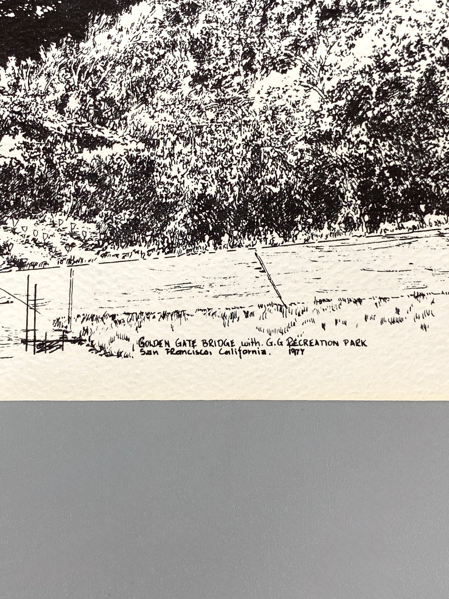 Sammlung mit 6 Lithografien von Horst Kampschulte in San Francisco, 1977