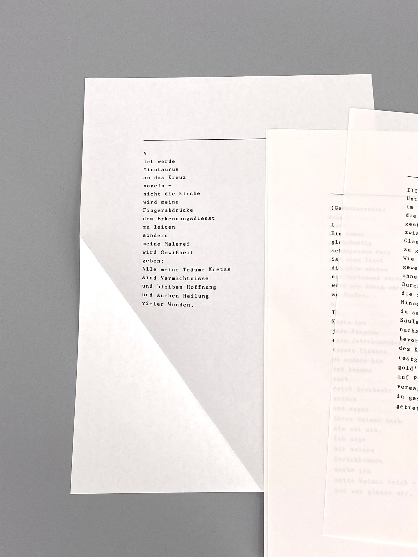 2 seltene Gedichtsammlungen von Dieter Tyspe, Berlin, 1970er