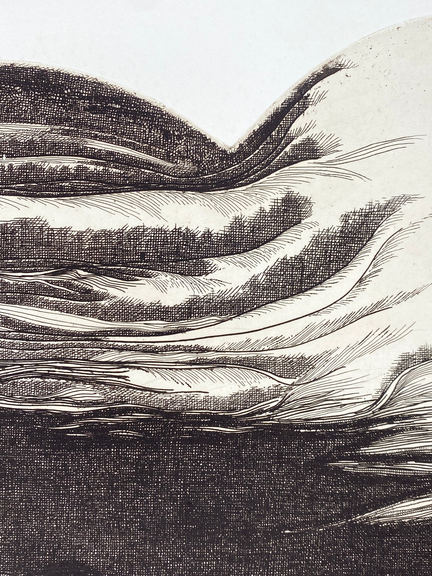 Radierung "Frieden" von Zdenka Rusova (geb. 1939), Edition der Griffelkunst-Vereinigung, Hamburg 1973