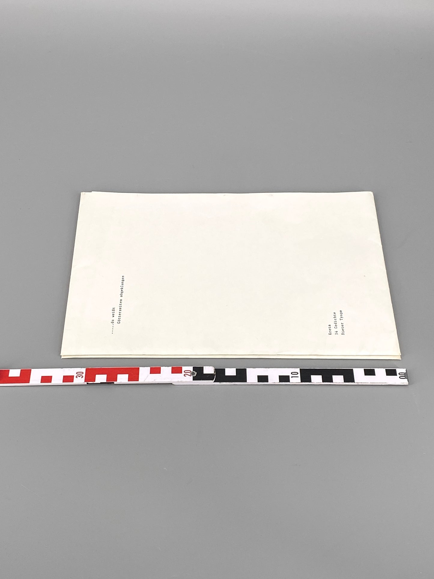 2 seltene Gedichtsammlungen von Dieter Tyspe, Berlin, 1970er
