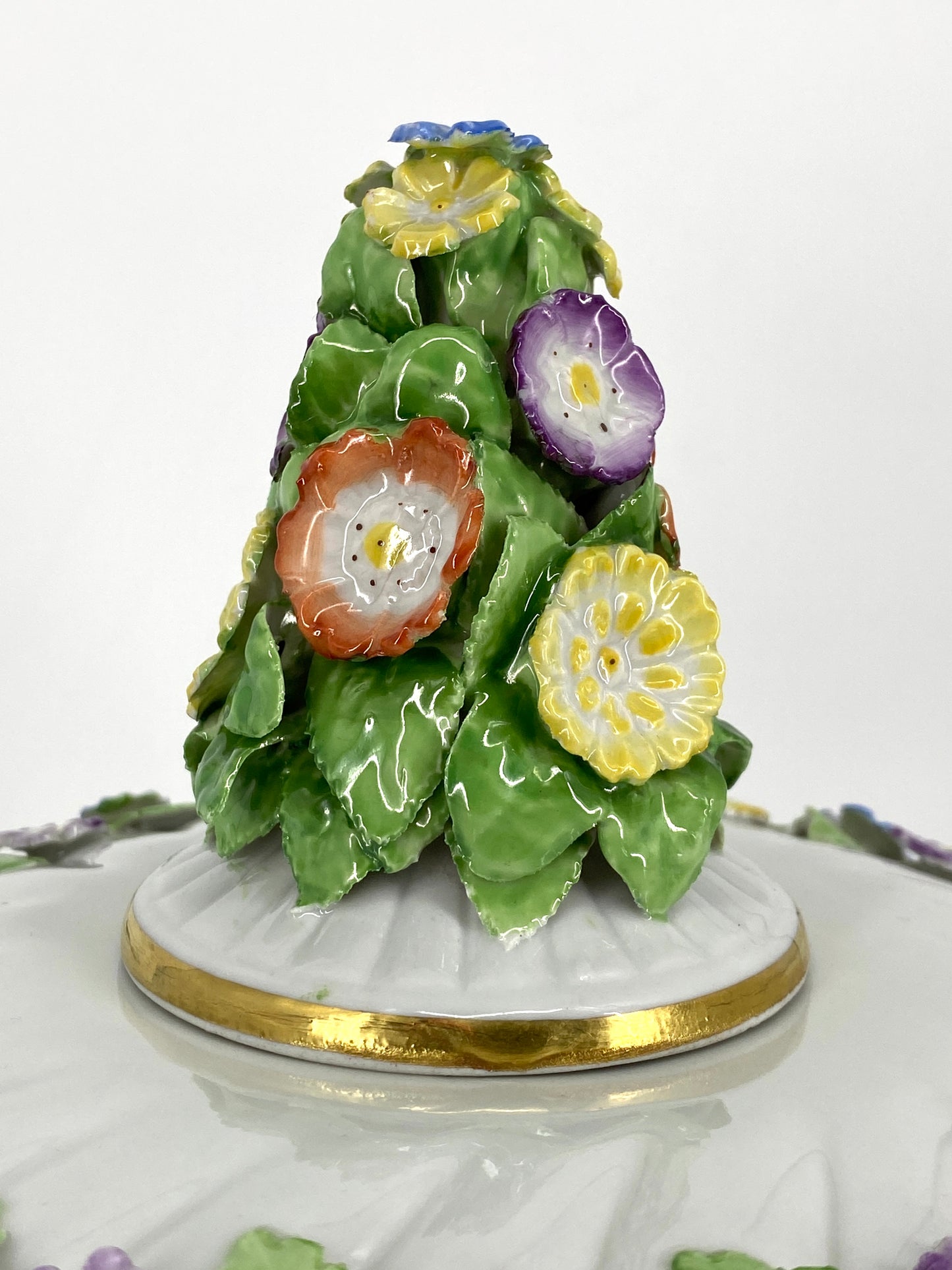 Tischlampe mit Lithophanien aus der Porzellanmanufaktur Plaue (Entwurf von Edmund Haase)