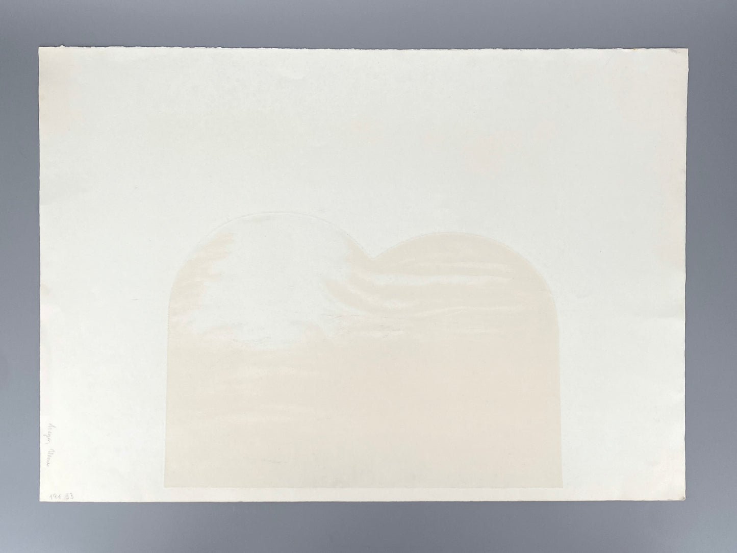 Radierung "Frieden" von Zdenka Rusova (geb. 1939), Edition der Griffelkunst-Vereinigung, Hamburg 1973
