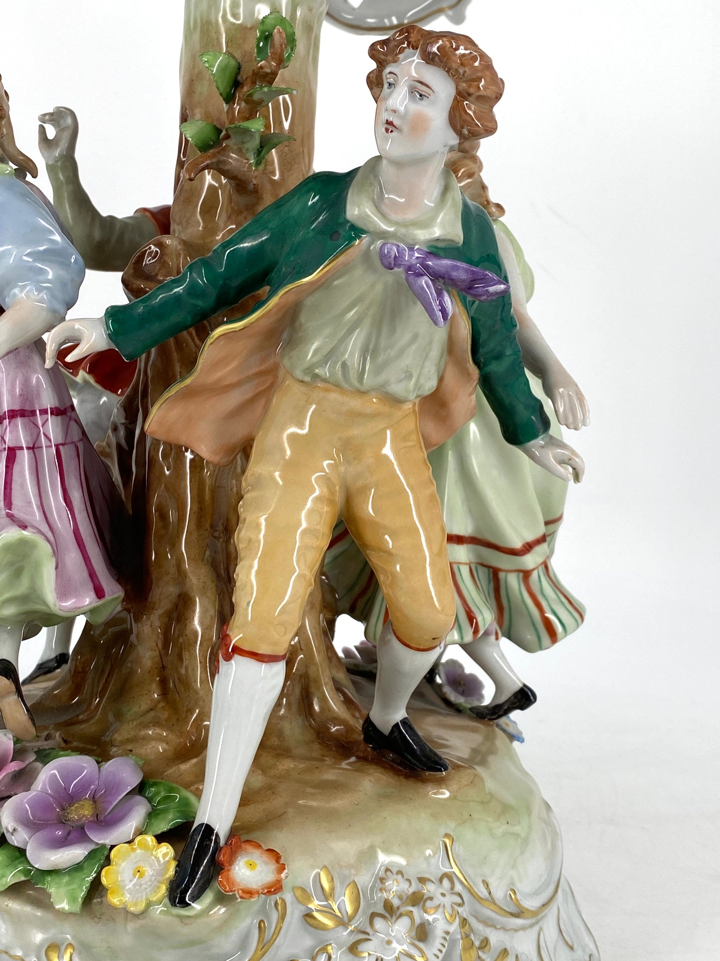 Tischlampe mit Lithophanien aus der Porzellanmanufaktur Plaue (Entwurf von Edmund Haase)