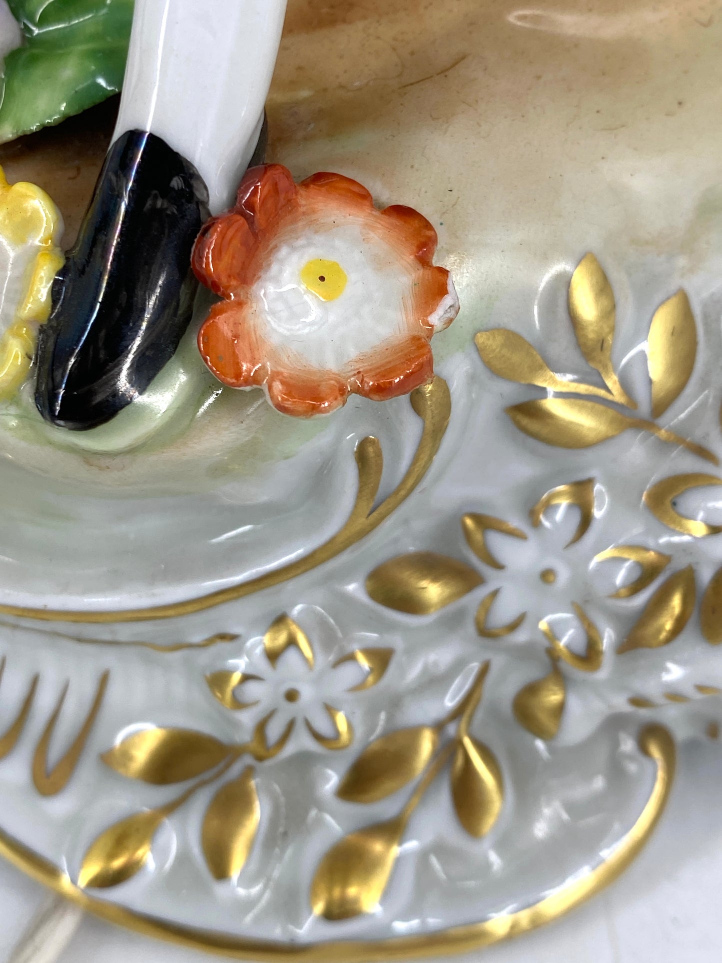 Tischlampe mit Lithophanien aus der Porzellanmanufaktur Plaue (Entwurf von Edmund Haase)