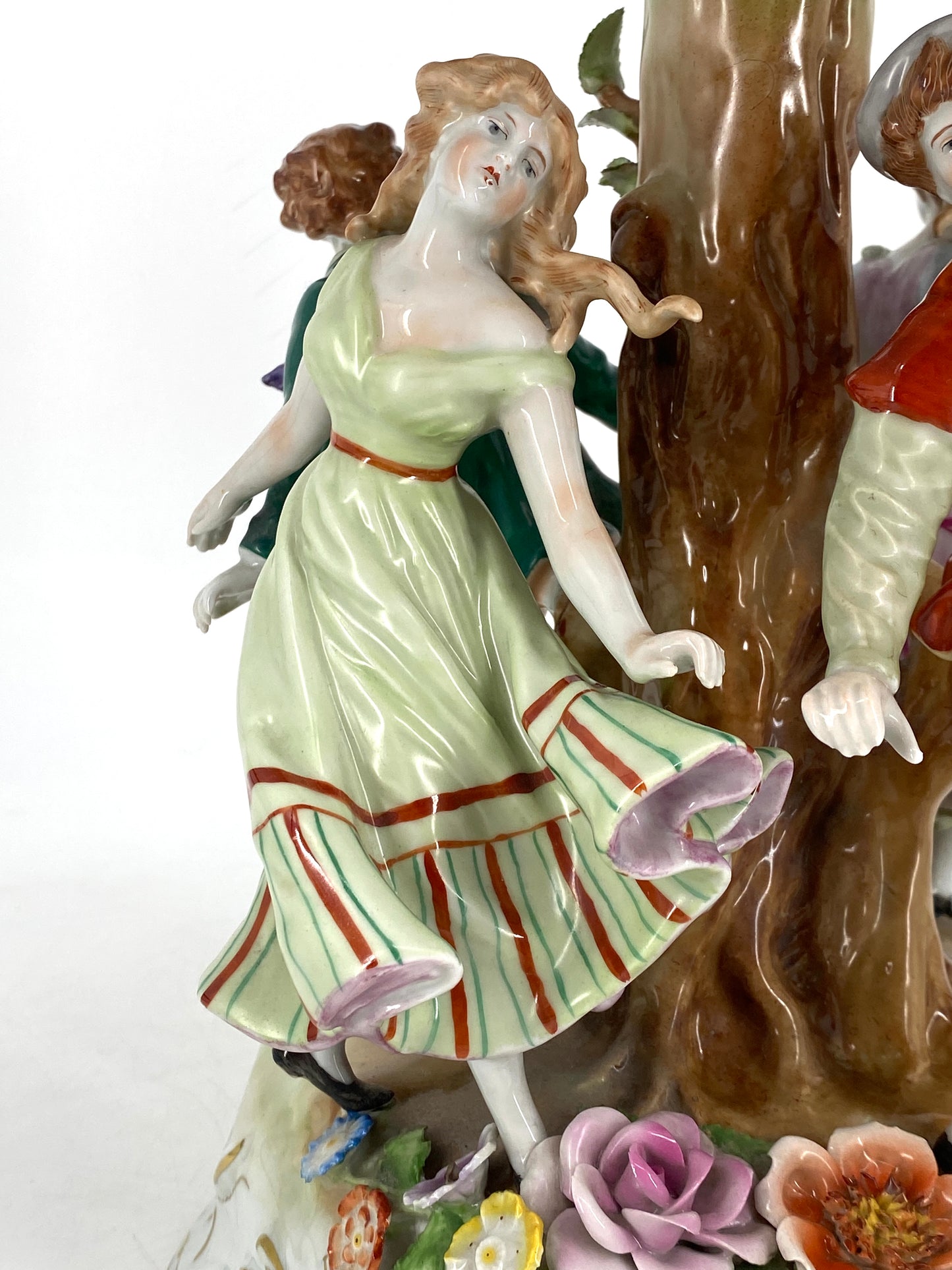 Tischlampe mit Lithophanien aus der Porzellanmanufaktur Plaue (Entwurf von Edmund Haase)