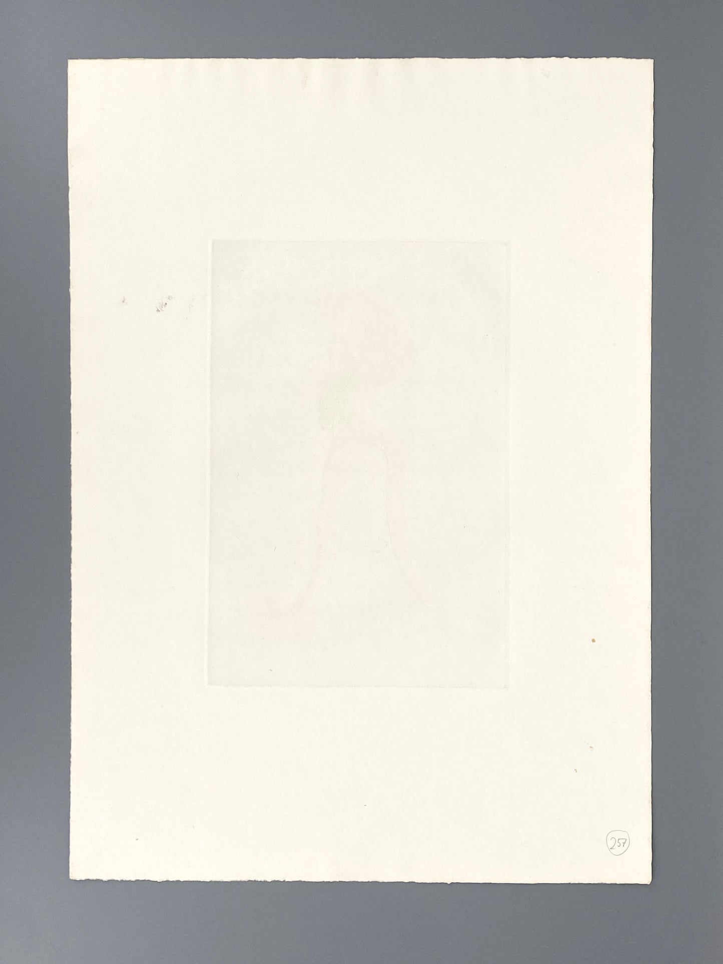 Signierte, surrelaistische Radierung "Der Typ vom Dualen System" von Werner Kimmerle, 1996