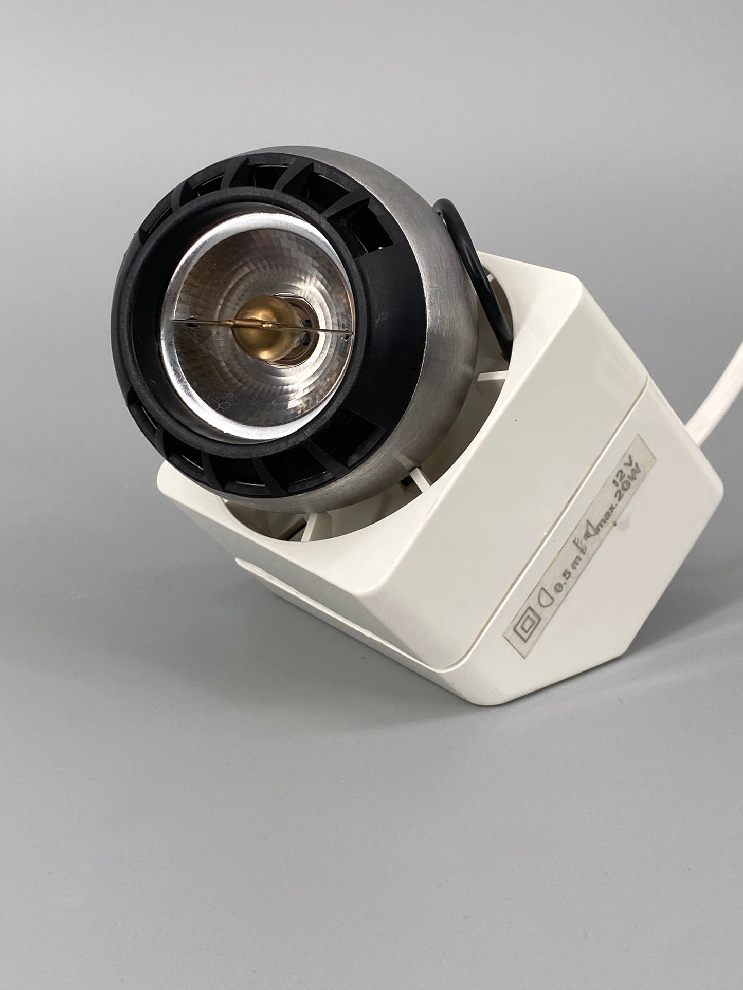 #2 Magnetische Minispot Lampe Beige "41601" von Dieter Witte für Osram, Deutschland, 1970er Jahre