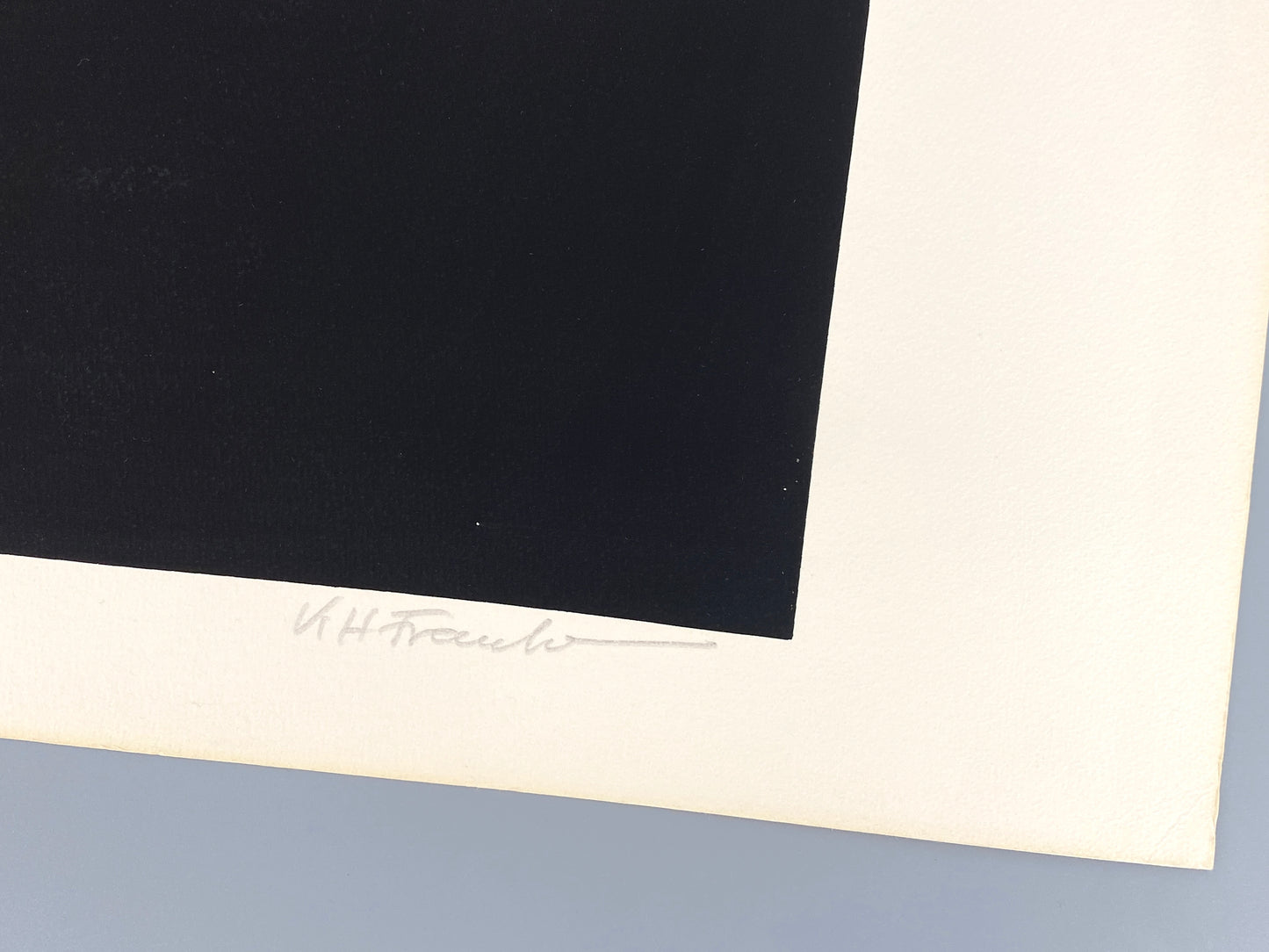Signierter und nummerierter Siebdruck mit Prägedruck von Karl-Heinz Franke (1916‒2006)