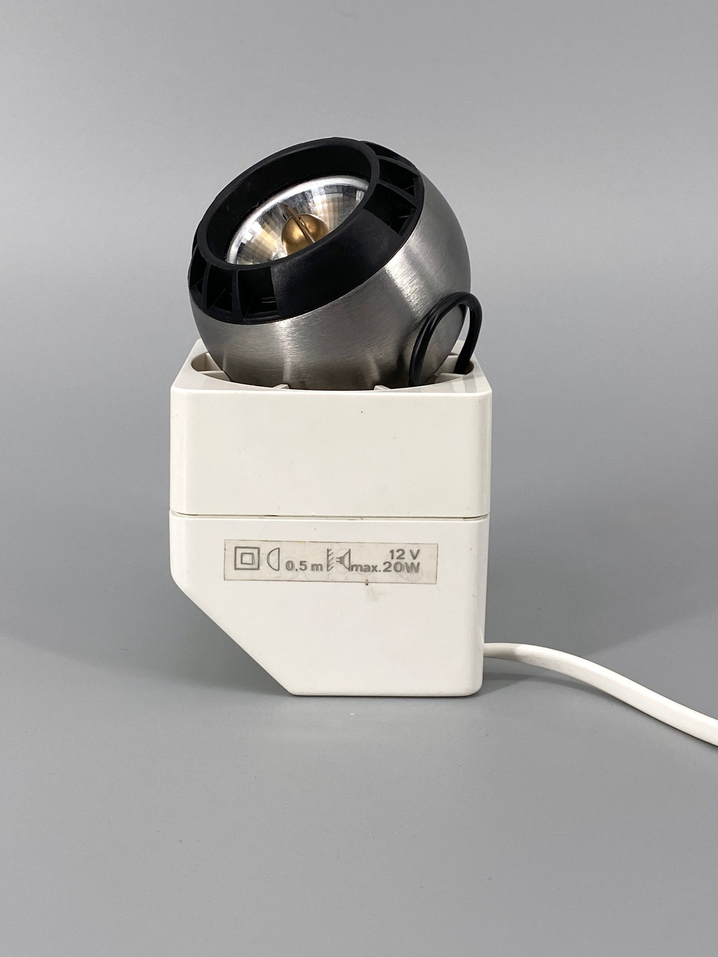 #2 Magnetische Minispot Lampe Beige "41601" von Dieter Witte für Osram, Deutschland, 1970er Jahre