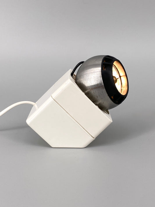 #2 Magnetische Minispot Lampe Beige "41601" von Dieter Witte für Osram, Deutschland, 1970er Jahre
