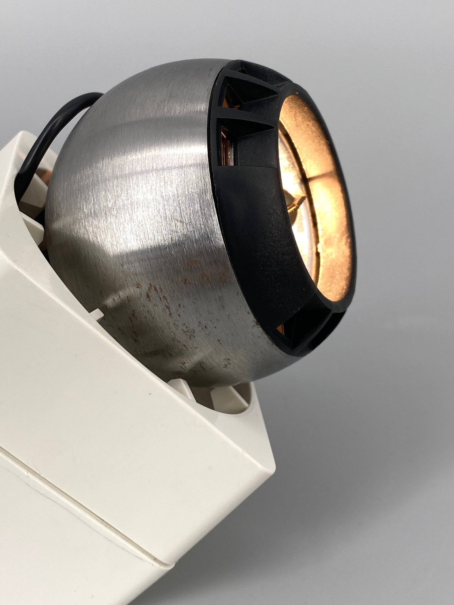 #2 Magnetische Minispot Lampe Beige "41601" von Dieter Witte für Osram, Deutschland, 1970er Jahre