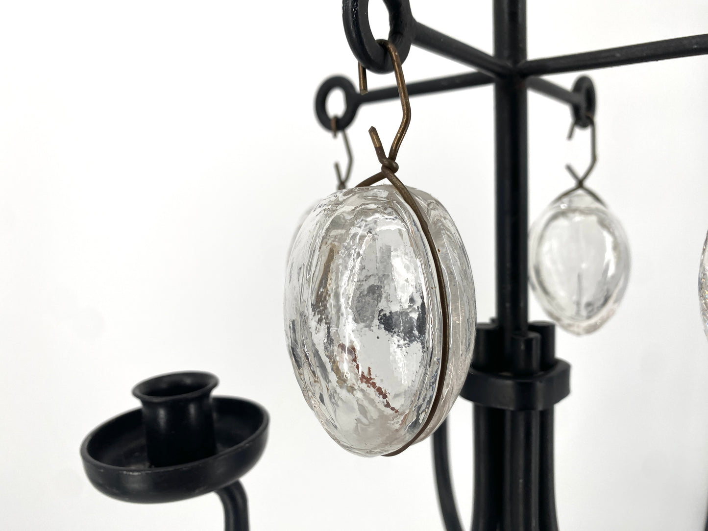 Geschmiedeter Kerzenhalter, 4-flammig im brutalistischen Stil, Erik Höglund zugeschrieben, Schweden 1960er