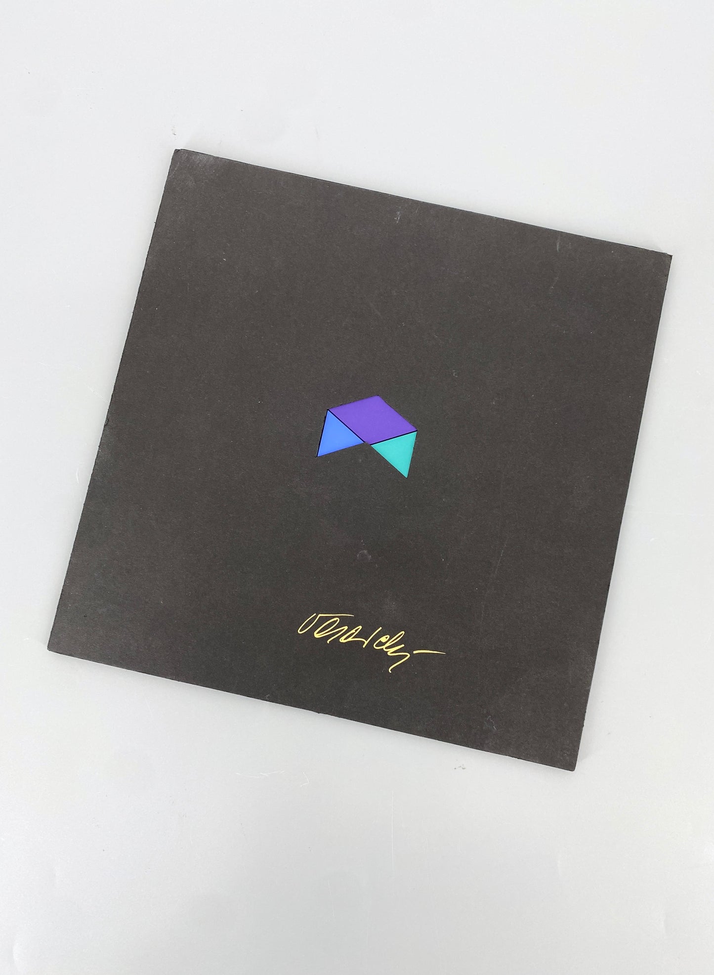 Vasarely Schachbrett mit Zertifikat und Sockel aus Plexiglas, Nr. 476 von 1500