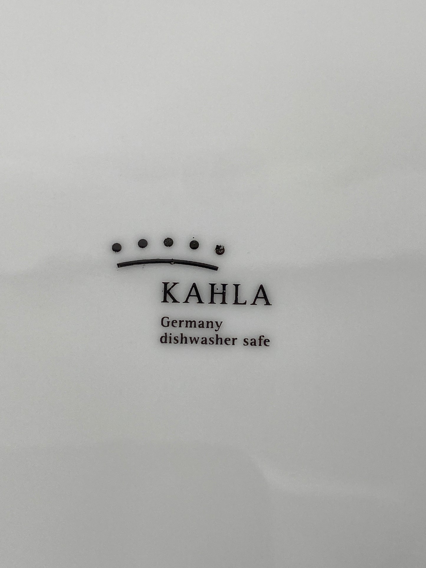 4 große Speiseteller von Kahla aus der Serie "Pronto Colore" Ø30, Deutschland, 1997