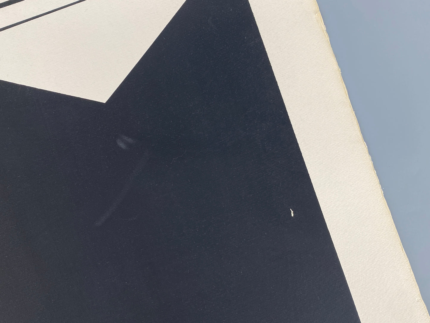 Nummerierter schwarz-weißer Siebdruck mit Prägedruck von Karl-Heinz Franke (1916‒2006)