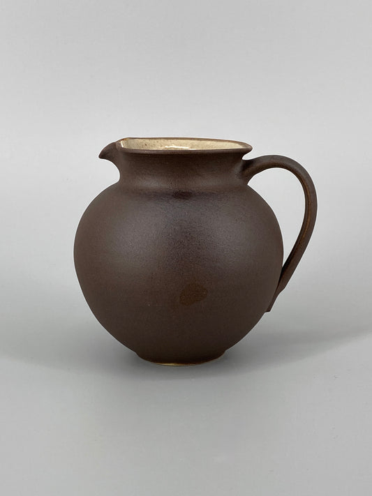 kleine Krug- / Karaffenvase von Carl Fischer aus Keramik, Deutschland, 1950er Jahre