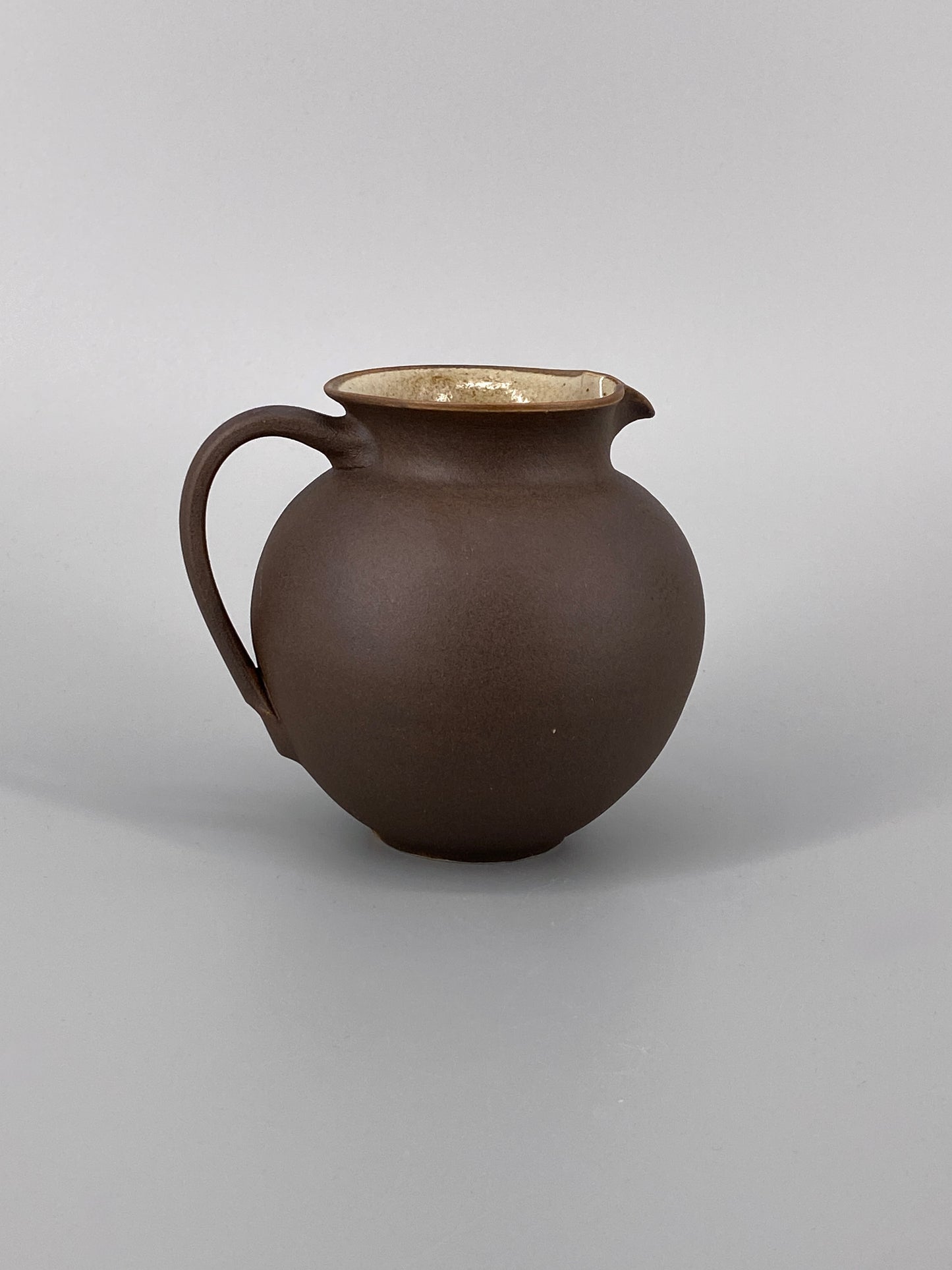 kleine Krug- / Karaffenvase von Carl Fischer aus Keramik, Deutschland, 1950er Jahre