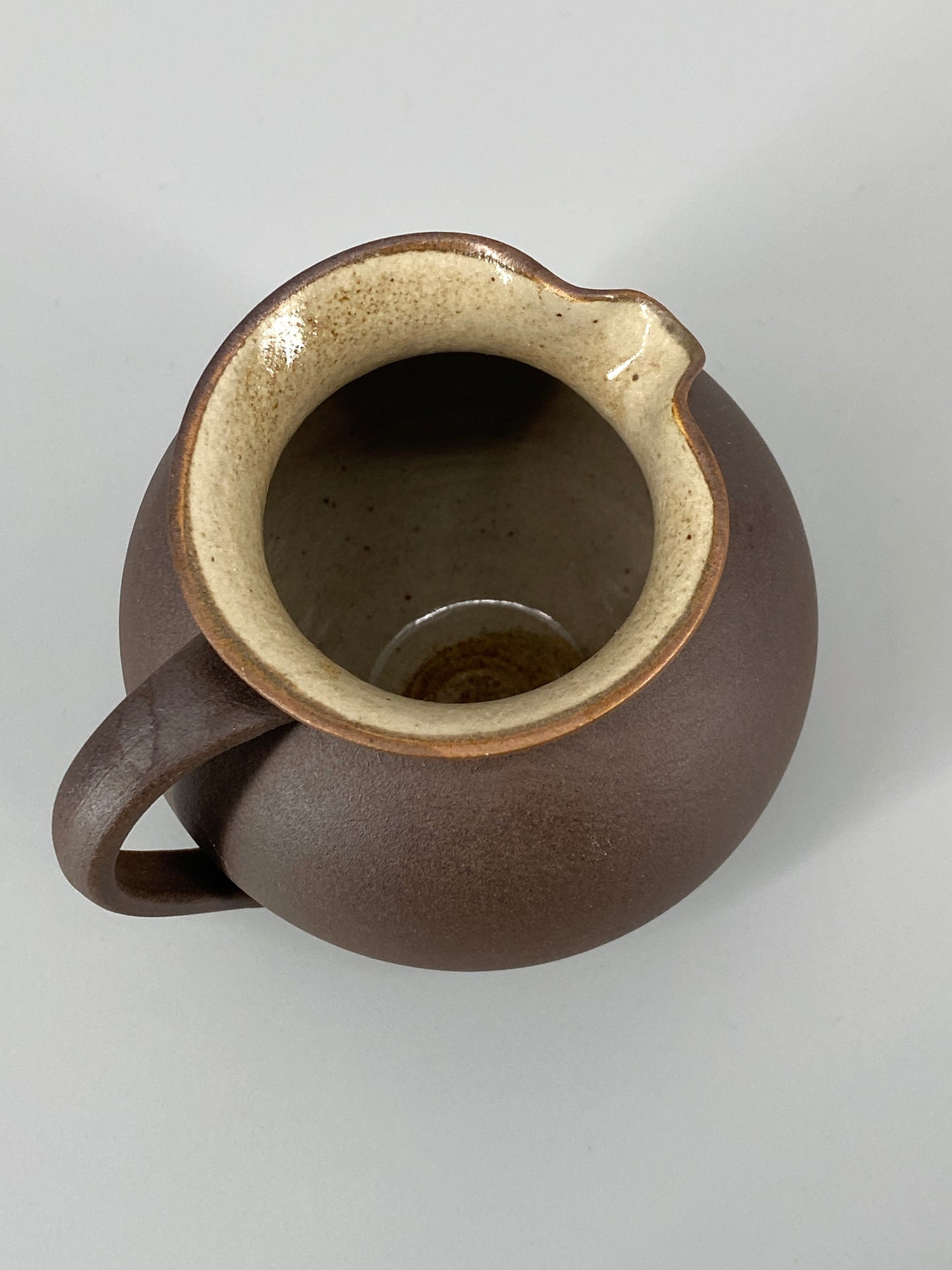 kleine Krug- / Karaffenvase von Carl Fischer aus Keramik, Deutschland, 1950er Jahre