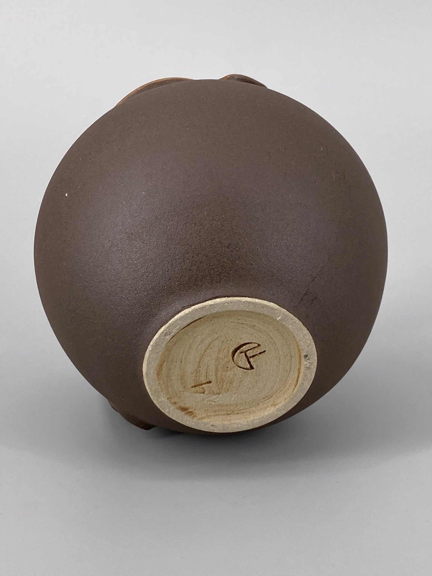kleine Krug- / Karaffenvase von Carl Fischer aus Keramik, Deutschland, 1950er Jahre